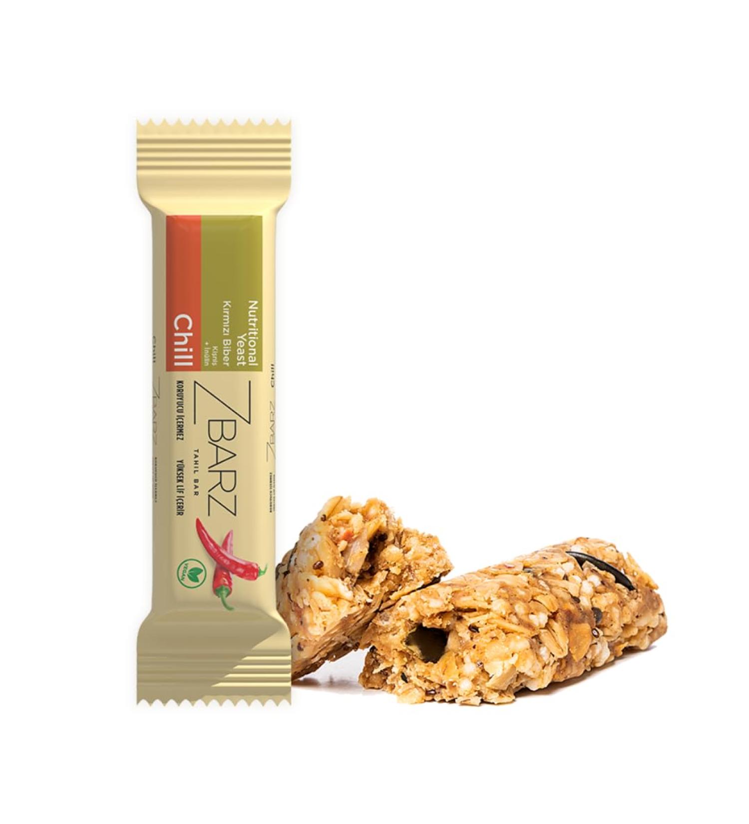 Zbarz Vegetable & Energy Vegan Bars - Sugar-Free Salty Paprika Flavor 12 Count | Ideal for Cycling Hiking & Everyday Energy - Buy Online on GoSupps.com