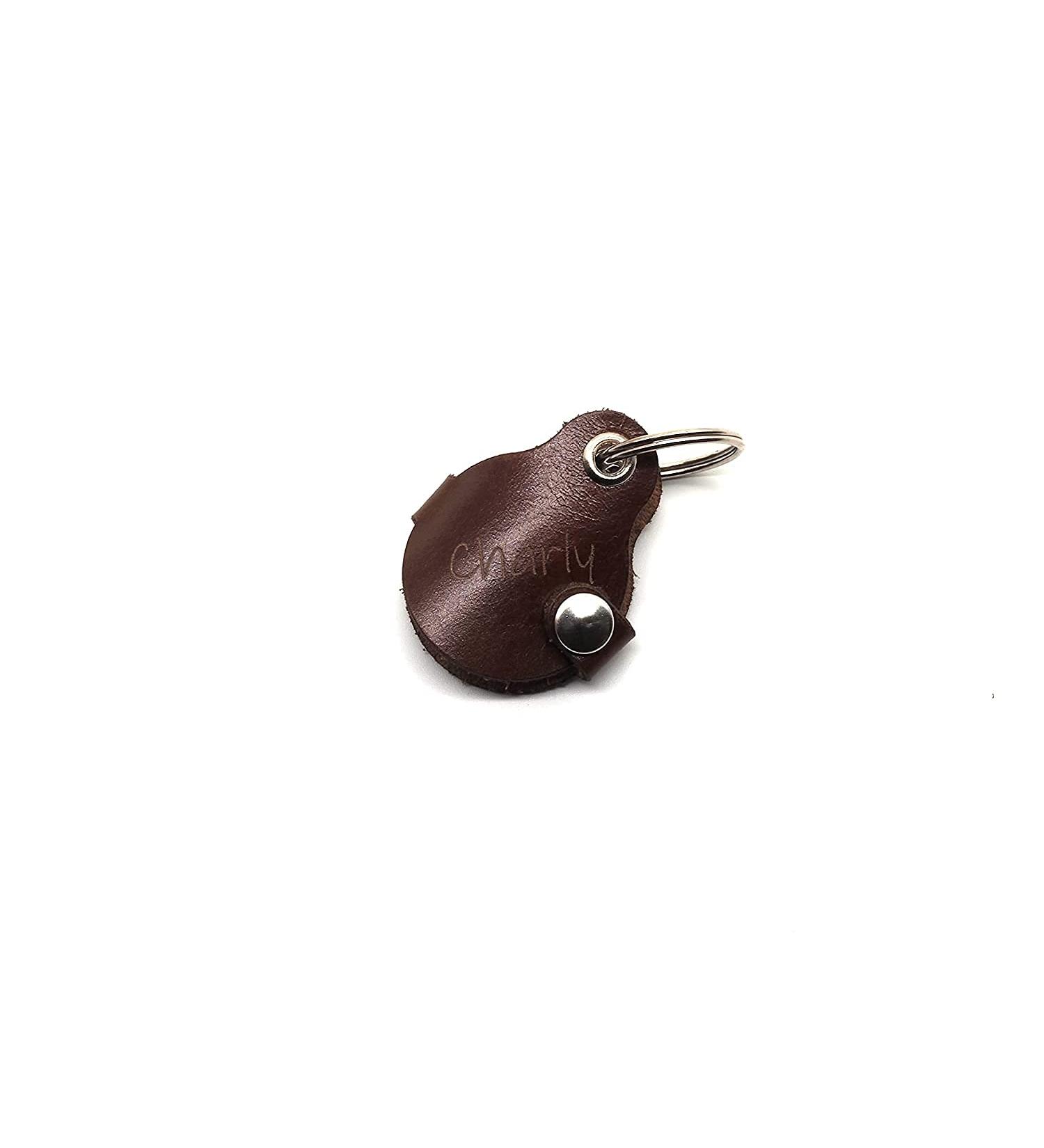 Copter Farm Dog Brand Bag | Engraved Leather Dog Collar | Customizable Art & Real Leather | Unique Brown & Pear Design - Buy Online on GoSupps.com