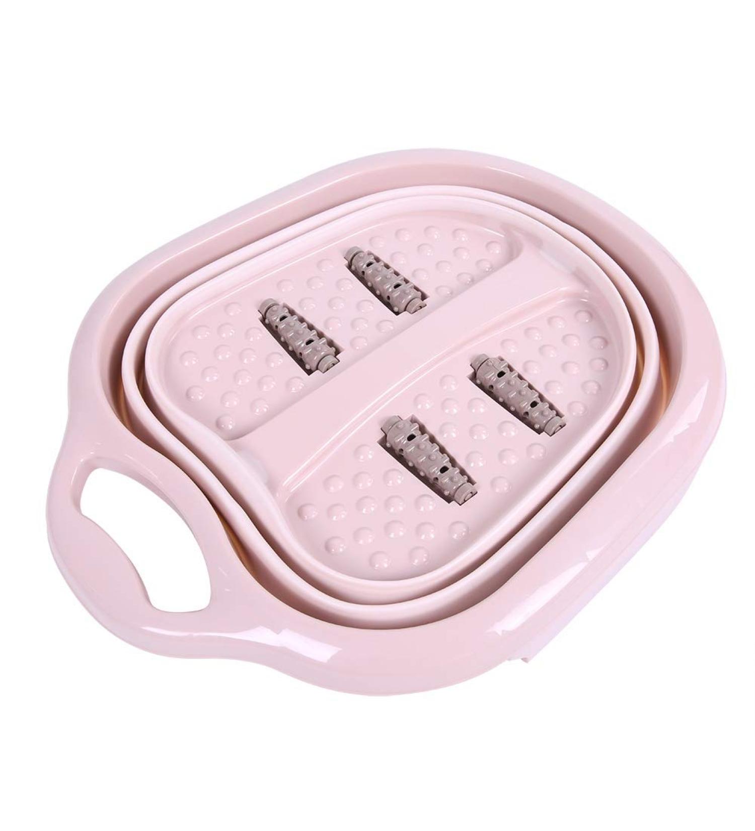 Ruiqas Foldable Lightweight Foot Bucket - Space Saving Foot Bath for Camping Travel Hiking & Fishing - Ideal Portable Solution - Buy Online on GoSupps.com