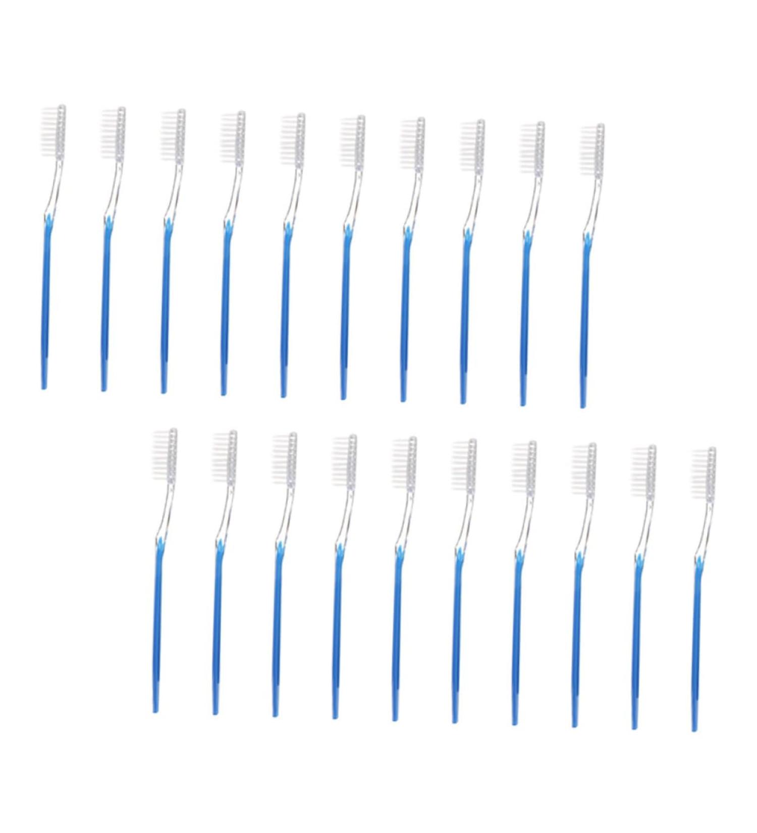 Buy Minkissy 50 Pack Disposable Toothbrushes - Comfortable Travel Tooth Accessories | Soft Bristles for Adults - Buy Online on GoSupps.com