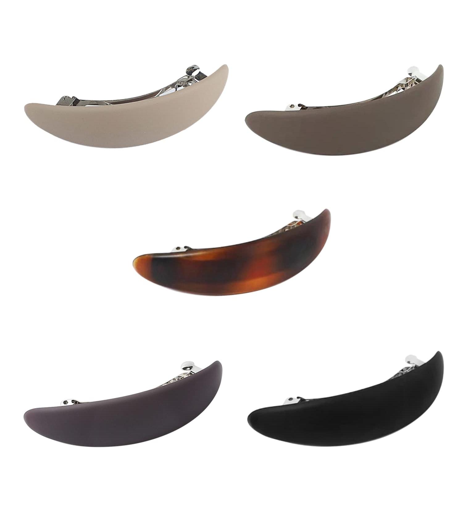 BeShiny Large Matte Hair Barrettes Set - Retro French Hair Clips for Women and Girls - Buy Online on GoSupps.com