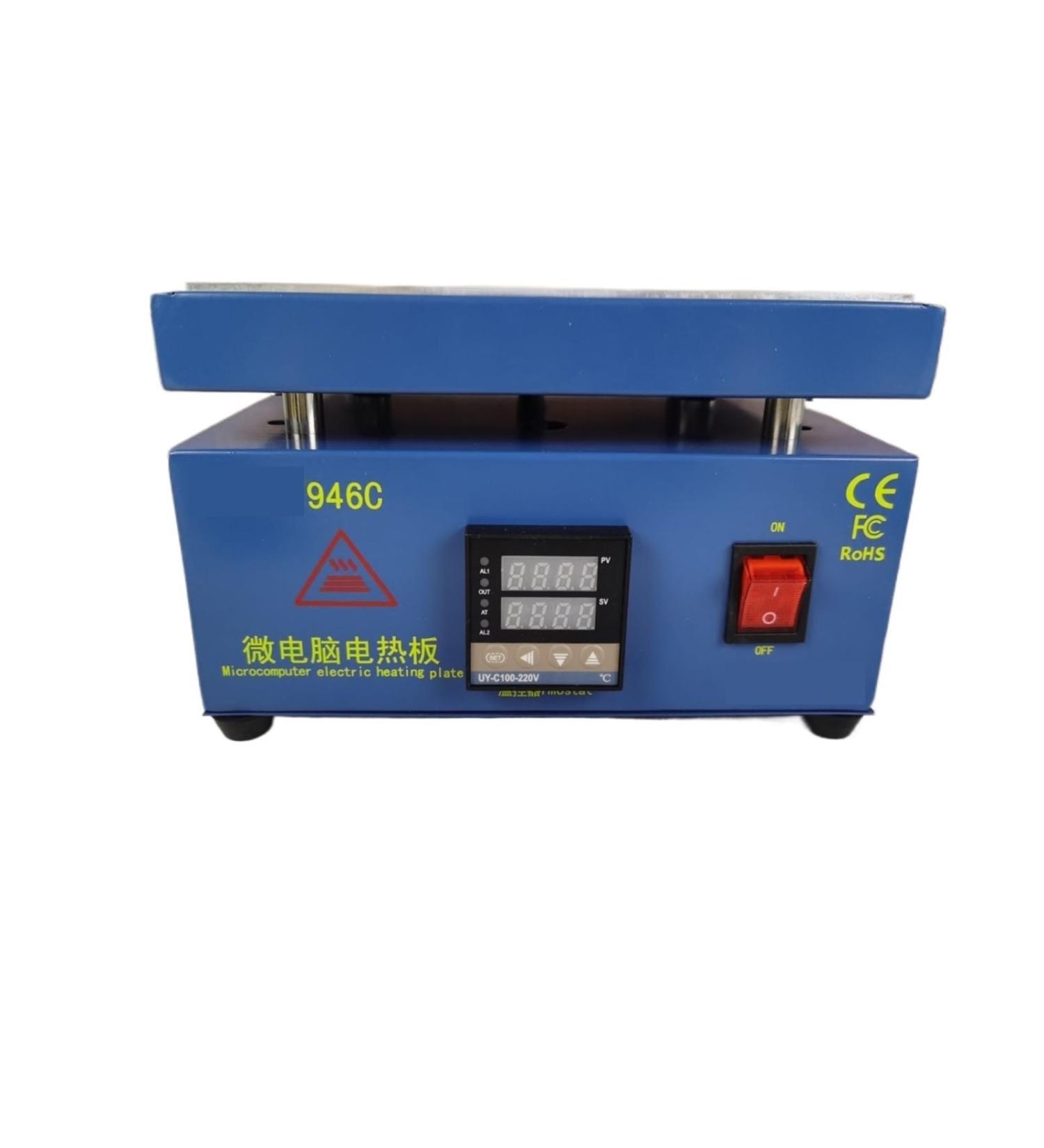 ARTGOS 850 W 946 C Electronic heating plate PROHICATION 200 x 200 mm for PCB and SMD heating work for maintaining a constant temperature (color: 1 UK size: 200mmx200mm) 200mmx200mm 1 UK