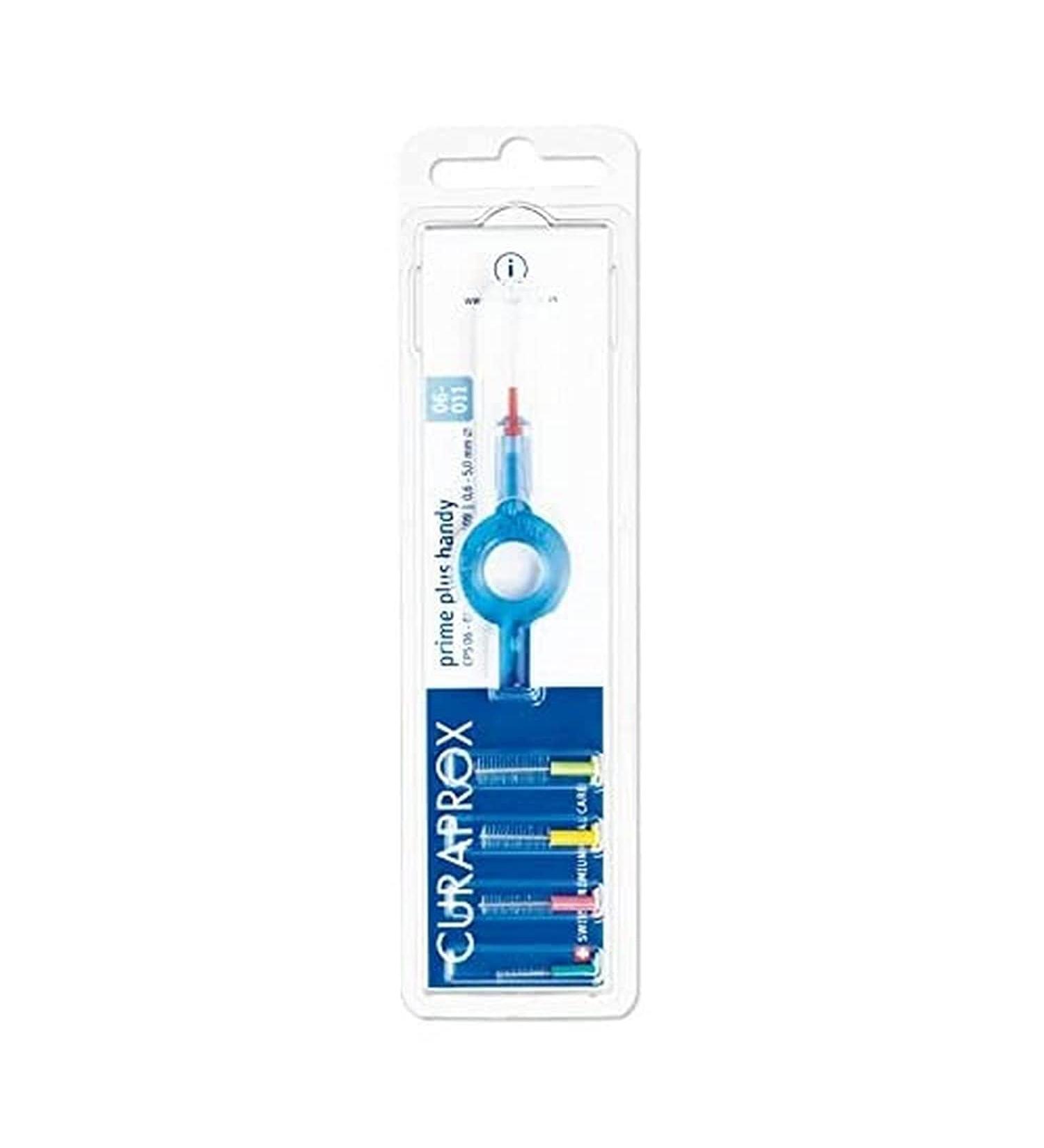 Curaprox Interdental Brushes 5er Mix Set with Holder | Sizes 0.6-1.1 mm | CPS Prime & Prime Plus | Best for Interdental Cleaning - Buy Online on GoSupps.com