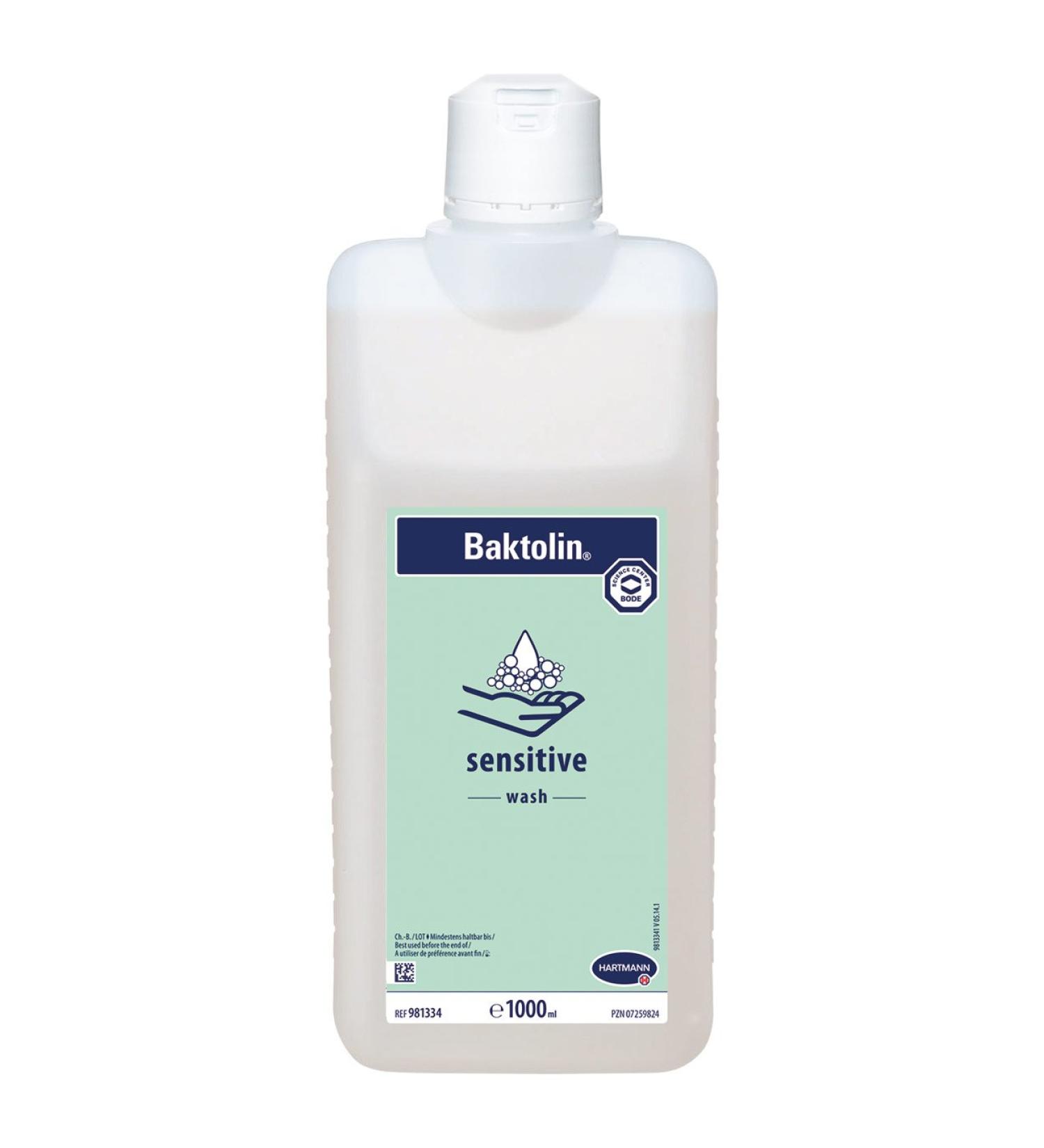 Baktolin Sensitive - Mild Nourishing Washing Lotion 1L | Gentle Cleansing & Discreet Fragrance | International Shipping - Buy Online on GoSupps.com
