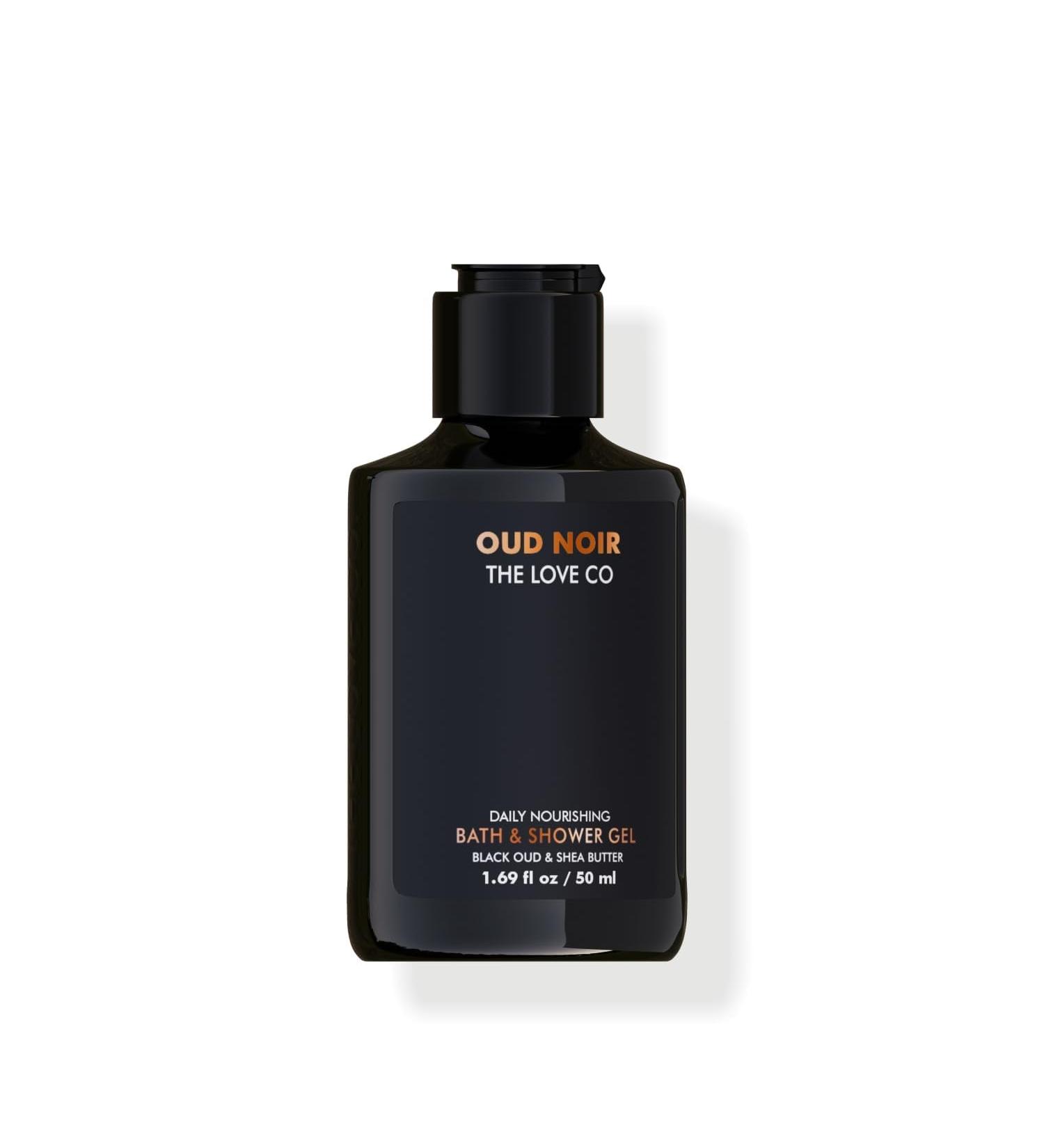 Oud Noire Body Wash 50ml (1.69 fl oz) Luxury Vegan Shower Gel for Women Organic Cruelty-Free Skin-Nourishing Cleanser - Buy Online on GoSupps.com