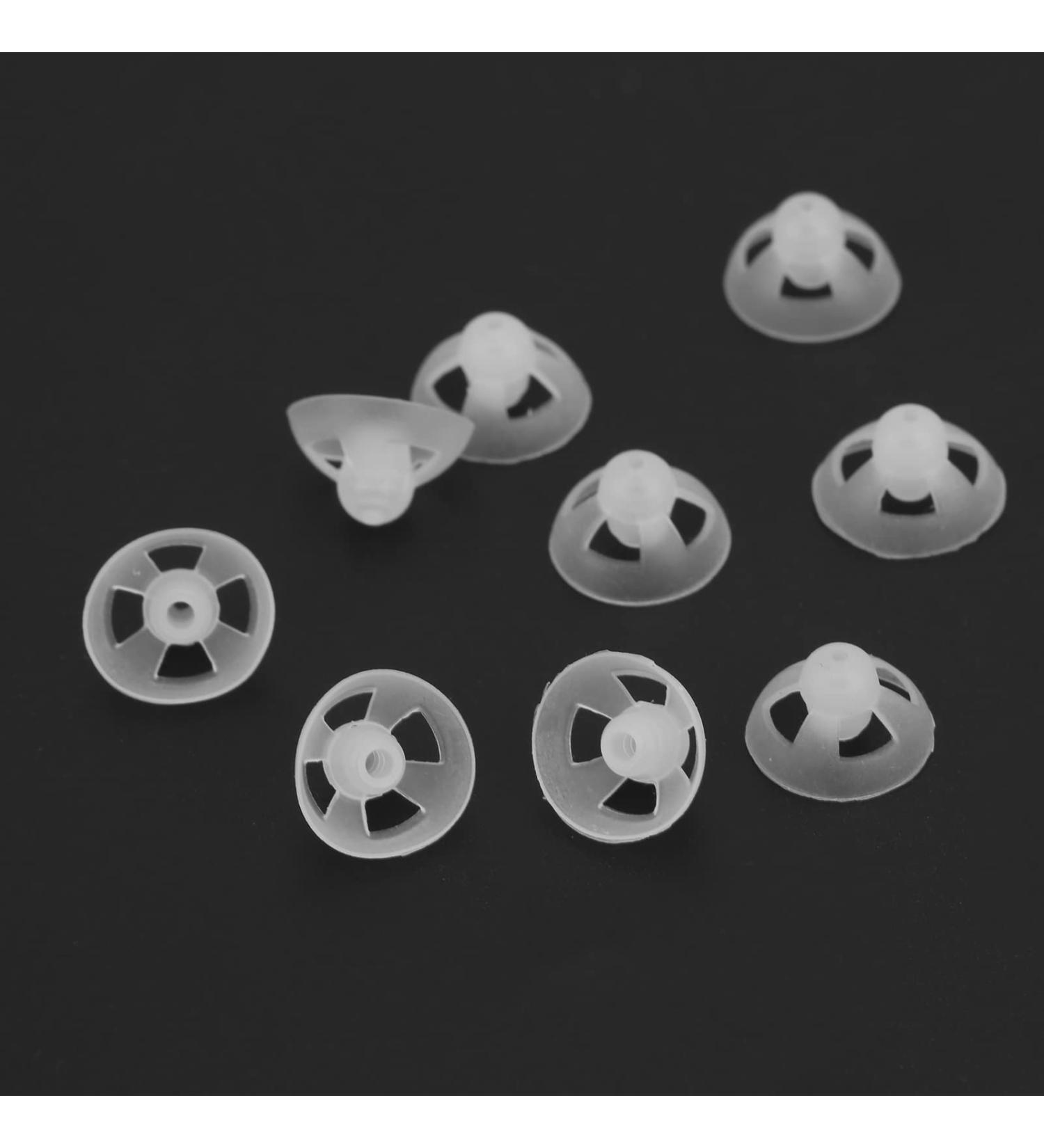 Buy 10PCs Open Domes for Hearing Aids | Single Layer Replacement Earplugs | 9mm In-Ear Rubber Head Accessories - Buy Online on GoSupps.com