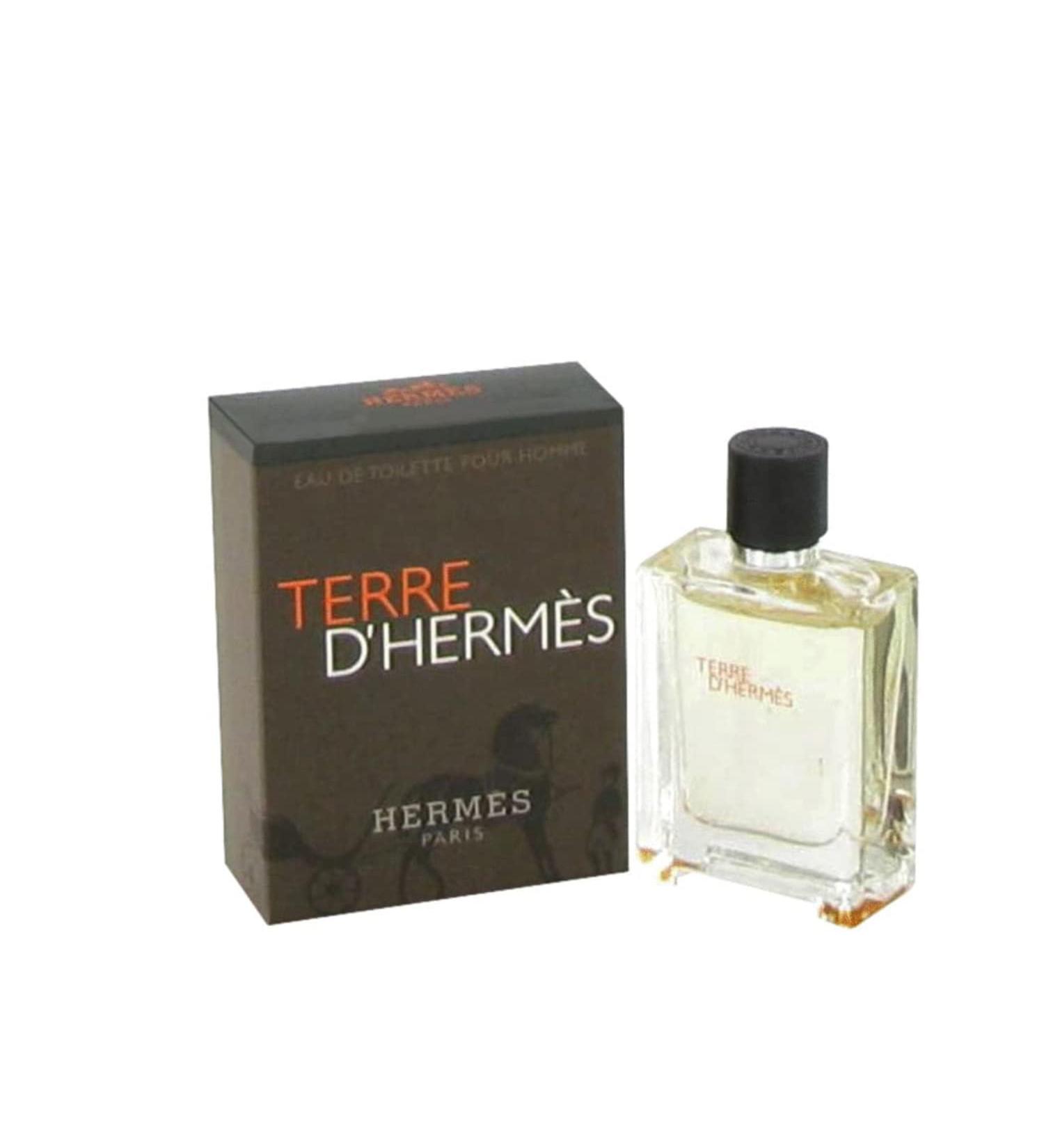 Herm s Terre D'Eau De Toilette Spray Splash Miniature for Men 0.16 Oz/5 Ml 0.16 Ounce (Pack of 1)