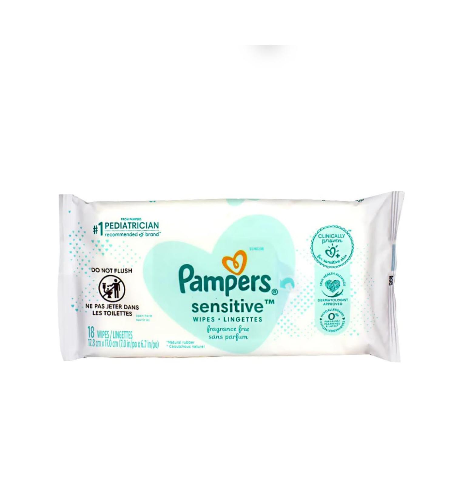 Sensitive Baby Wipes - Pack of 18