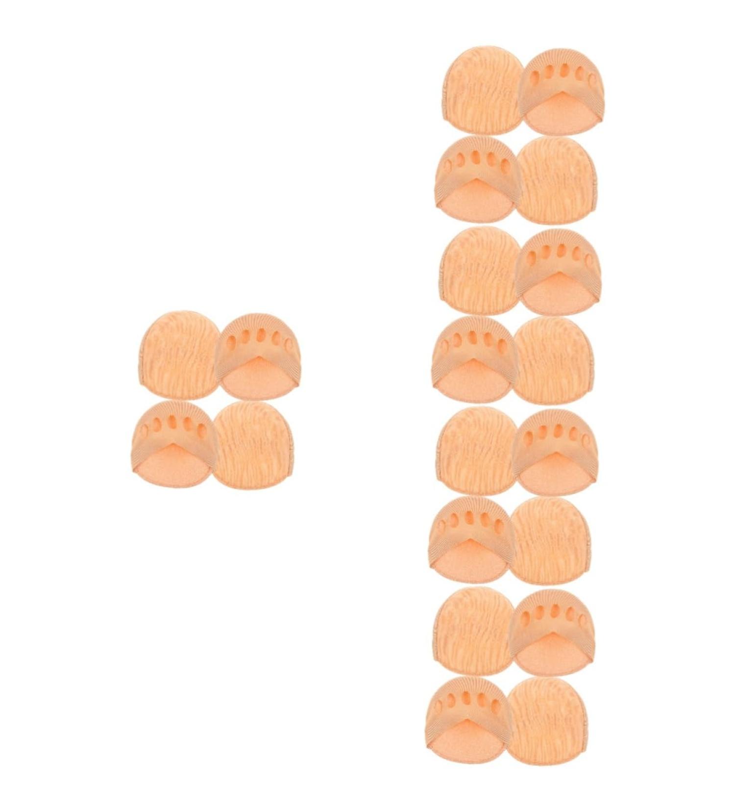 Gatuida 10 Pairs High Heels Forefoot Pads - Non-Slip Metatarsal Cushions for Women & Girls | Invisible Half Palm Socks - Buy Online on GoSupps.com