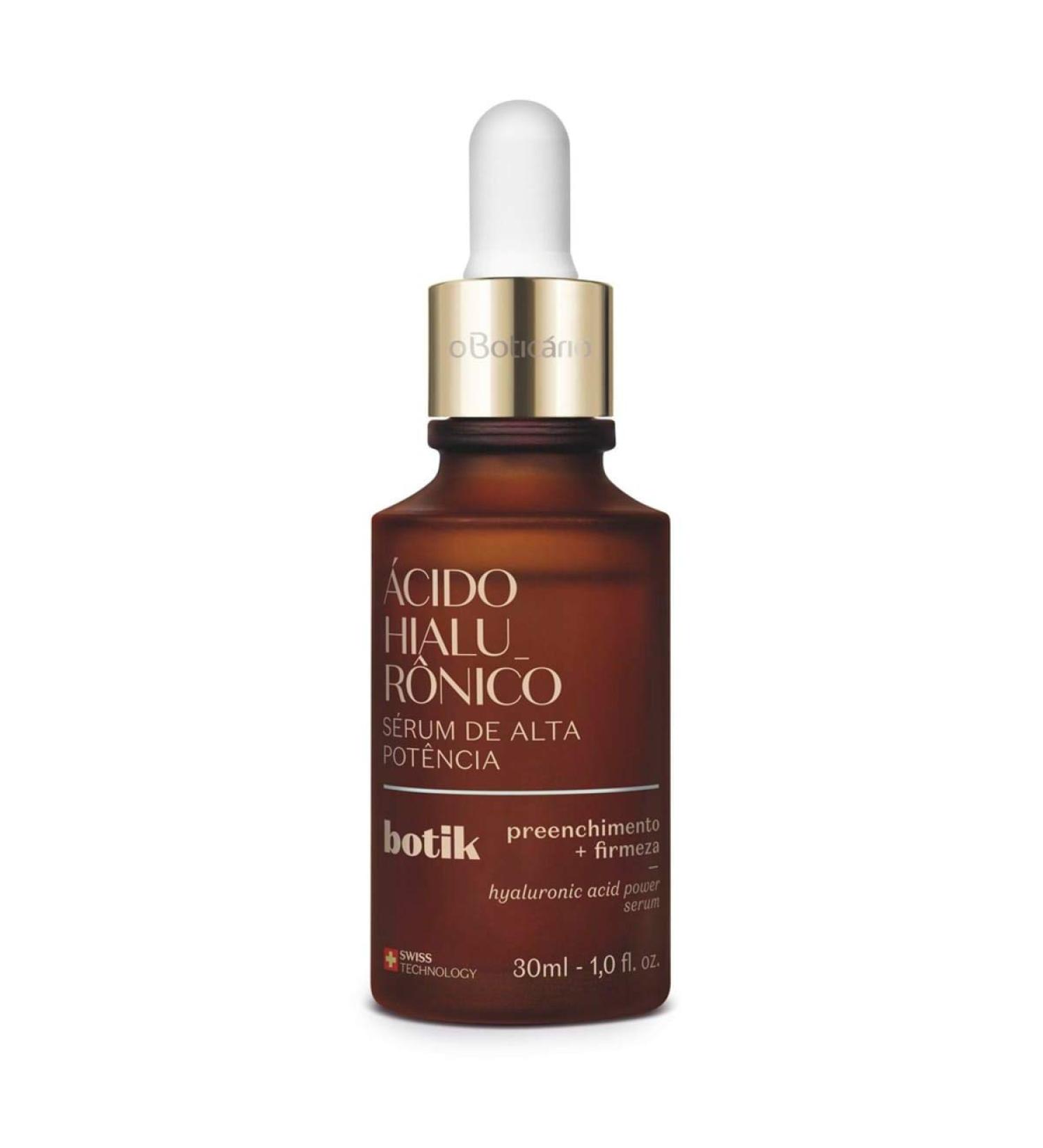 Boticario - Linha Botik - Serum de Alta Potencia Acido Hialuronico 30 Ml - (Botik Collection - Hialuronic Acid High Potency Serum 1 Fl Oz)