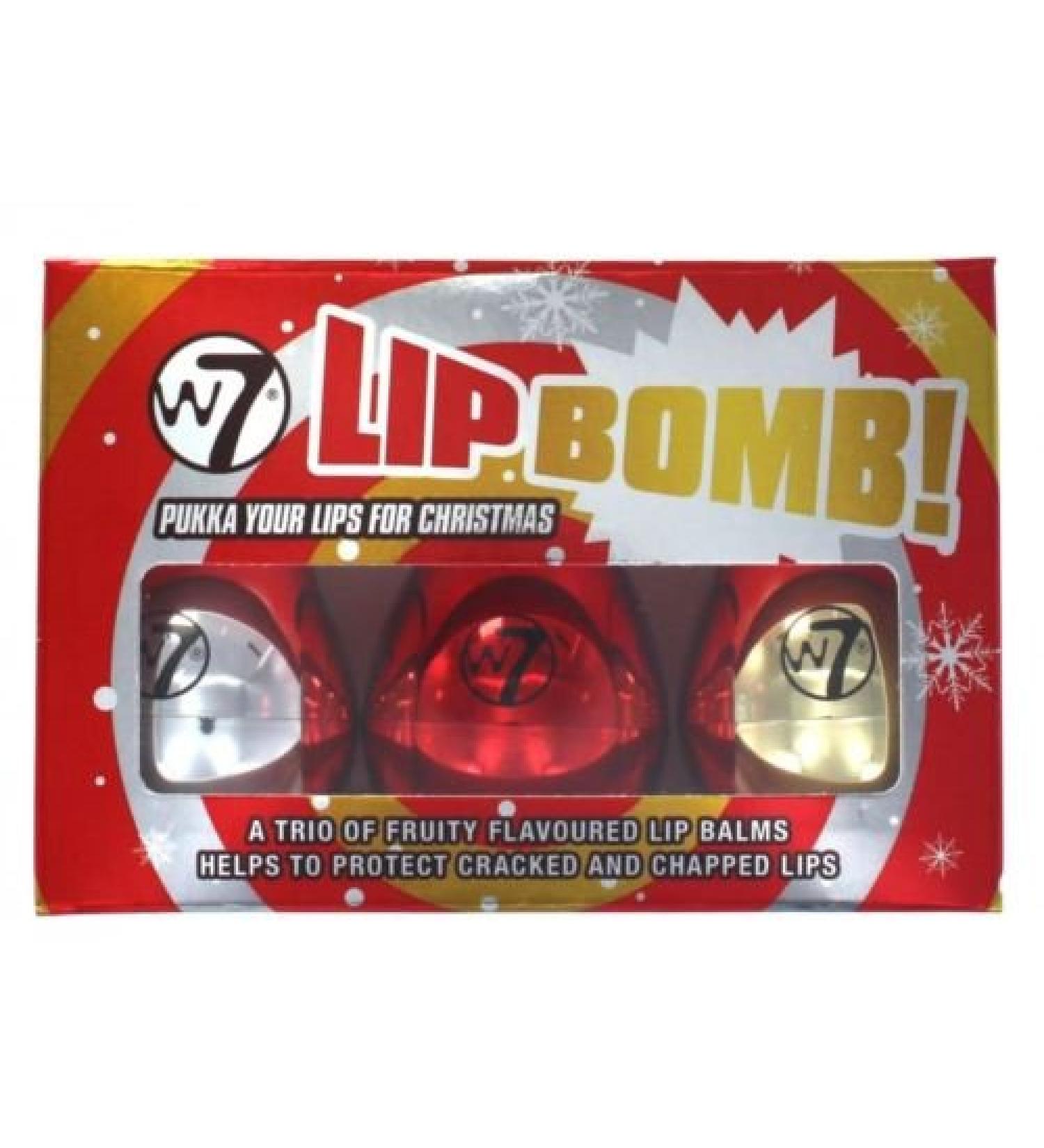 W7 Lip Bomb Balm Metallic Trio
