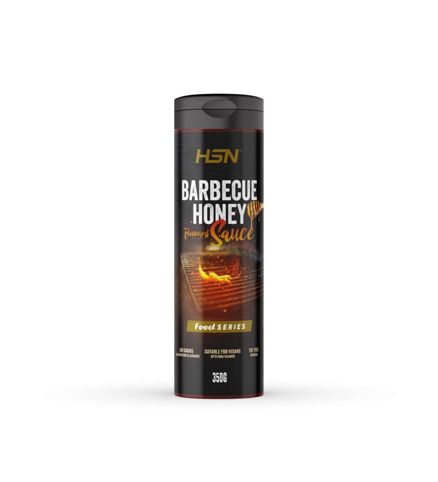  HSN HSN BBQ Sauce & Honey - 0% Fat 100% Flavour - by HSN | 350g 35 Takes Per Serving | Low Sugar & Calorie | Minimal Additive - Buy Online on GoSupps.com