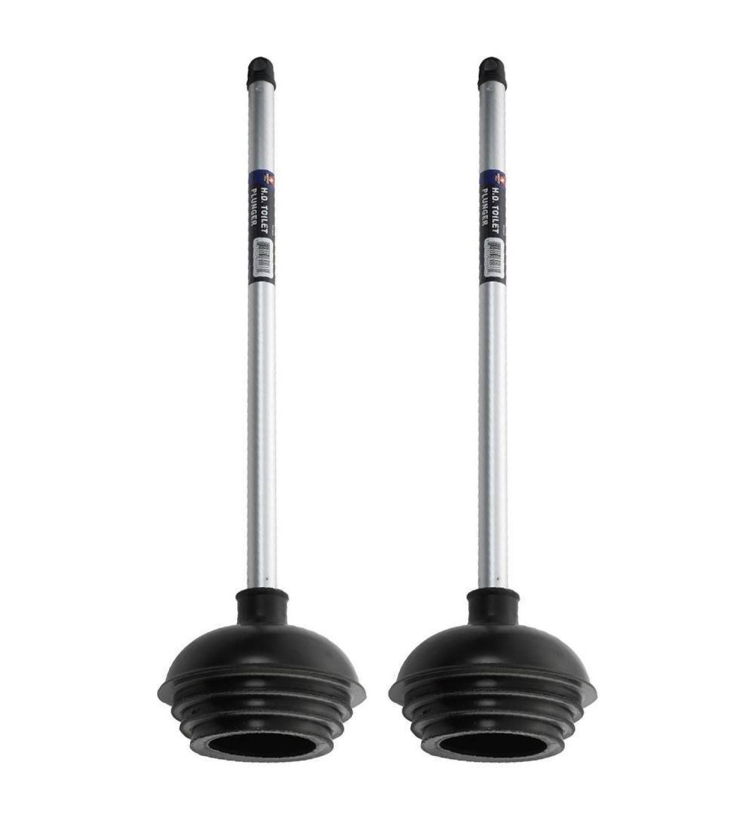 NEIKO 60170A Toilet Plungers - Dual Pack - Heavy Duty Aluminum Handle - All-Angle Design - Residential, Commercial & Industrial Use - Buy Online on GoSupps.com