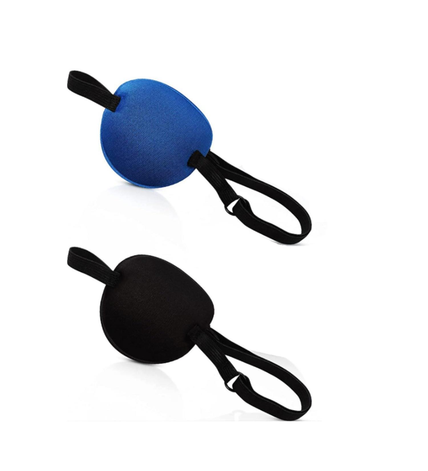 2 Eye Patch Set Medical Eye Patch Comfortable Pirate Eye Patch with Adjustable Buckle to Treat Lazy Eye Amblyopia Strabismus for Adults and Kids - Buy Online on GoSupps.com