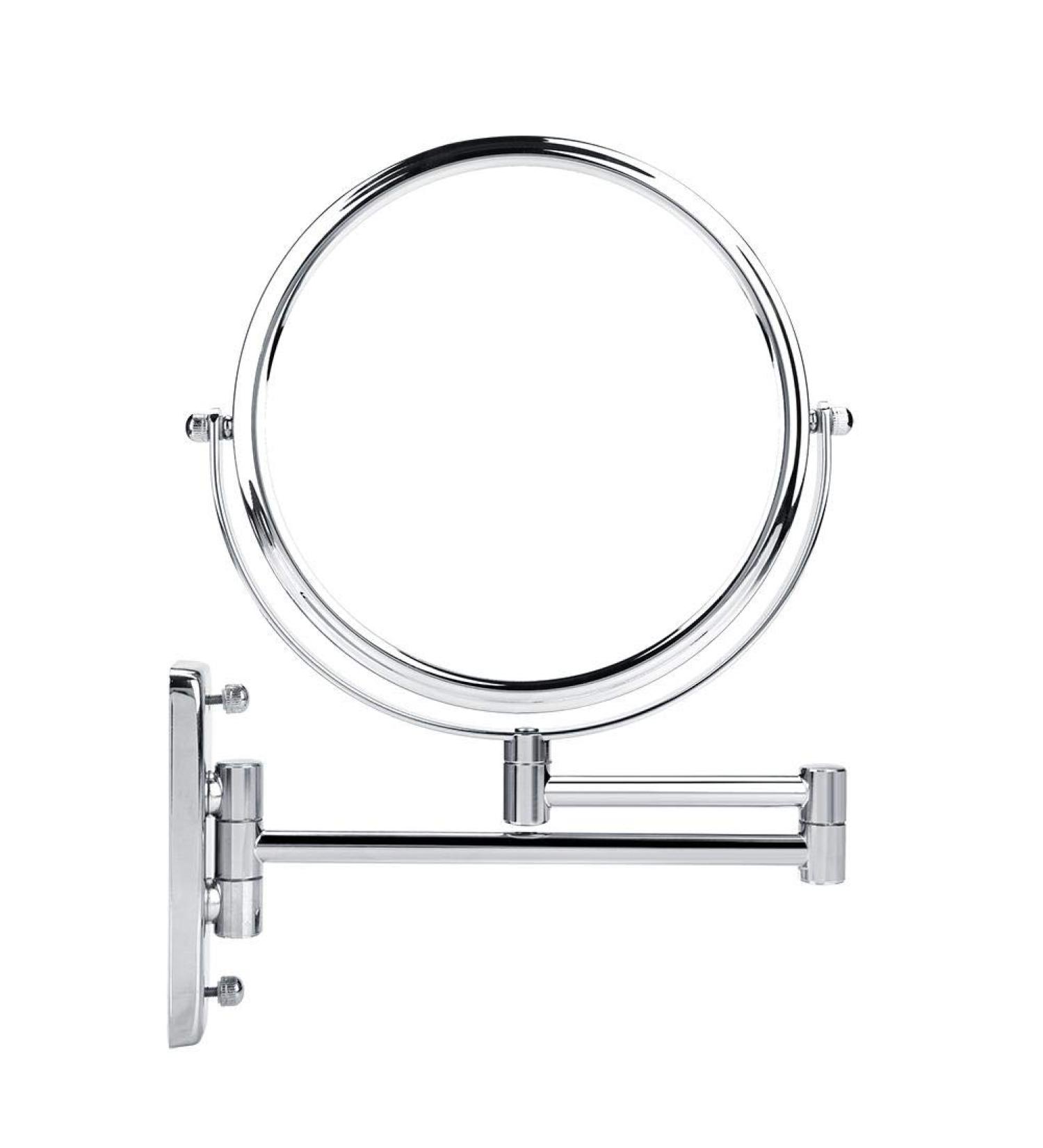 Rust-Proof Swivel Wall Makeup Mirror - High Definition for Home & Hotel Use - Buy Online on GoSupps.com