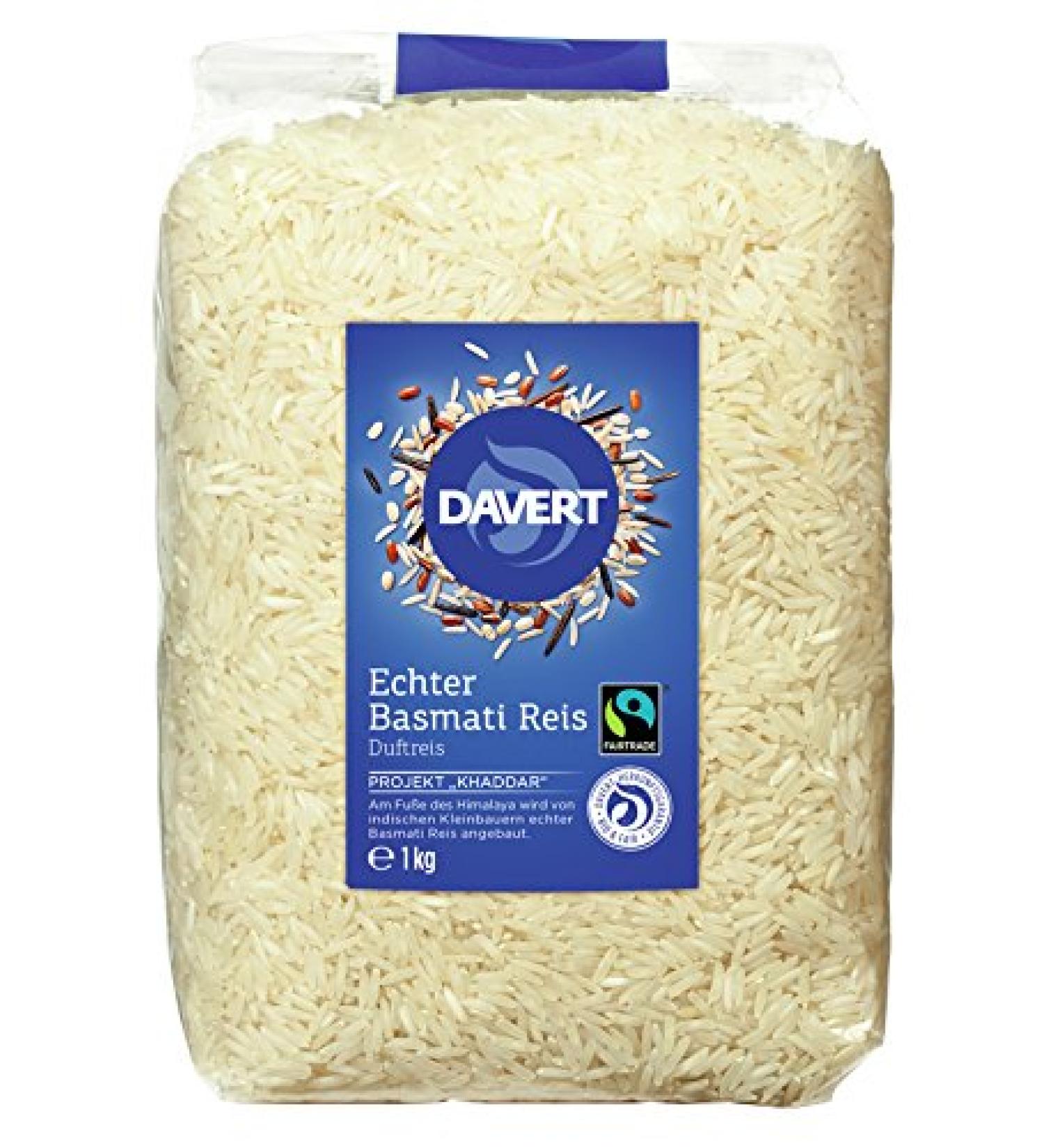 Davert Davert Real Basmati Rice White Rice 1 x 1 kg