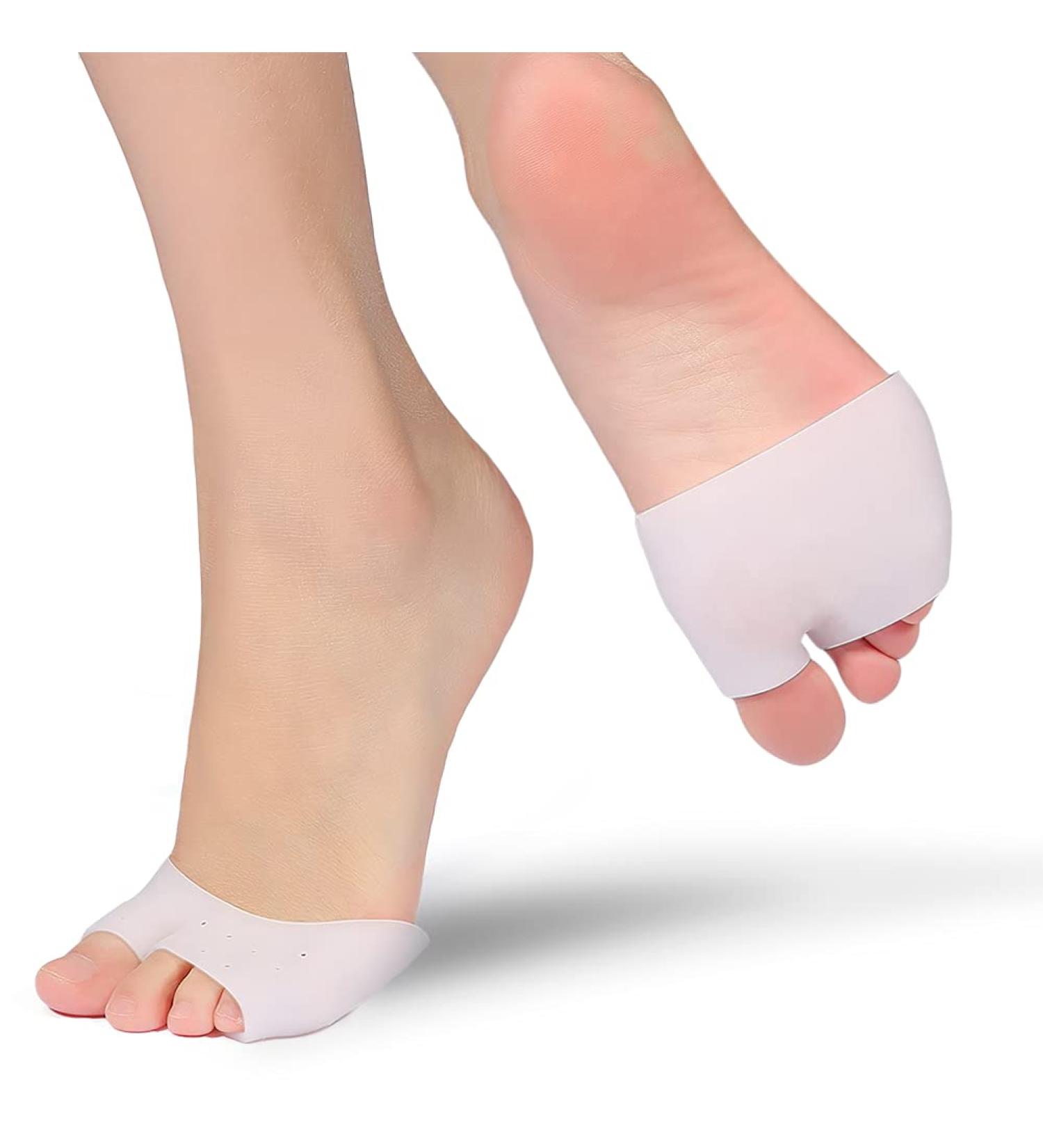 Hallux Valgus Corrector 2 Pair - Gel Toe Bunion Straightener & Pain Relief Alignment Pads for Hallux Valgus, Hammer Toes, Bunion Protection - Toe Separators for Foot Pain Relief - Buy Online on GoSupps.com