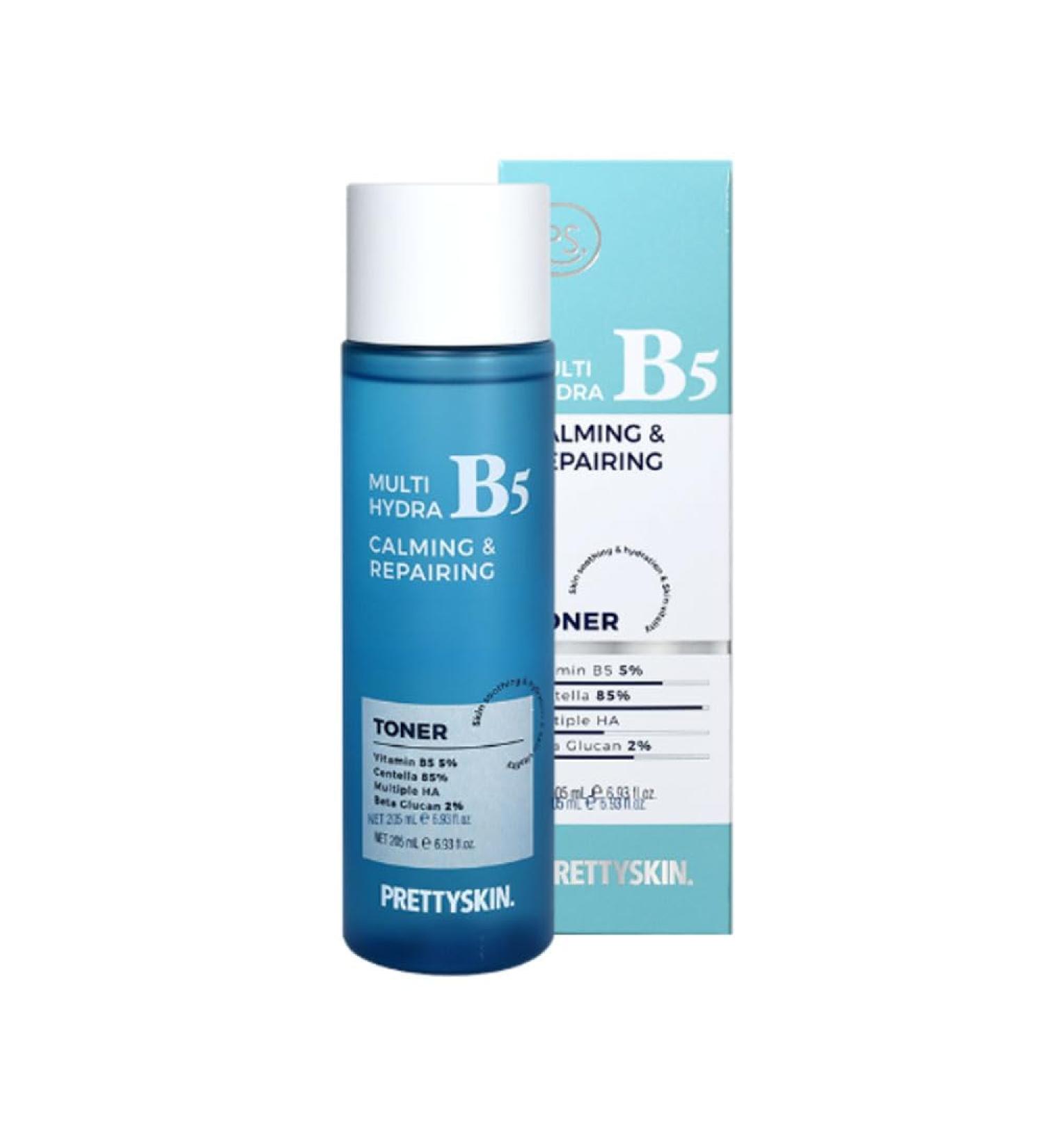 PS.PRETTYSKIN Hydra B5 Toner | Calming & Hydrating Facial Toner - Korean Alcohol-Free 205ml - Buy Online on GoSupps.com