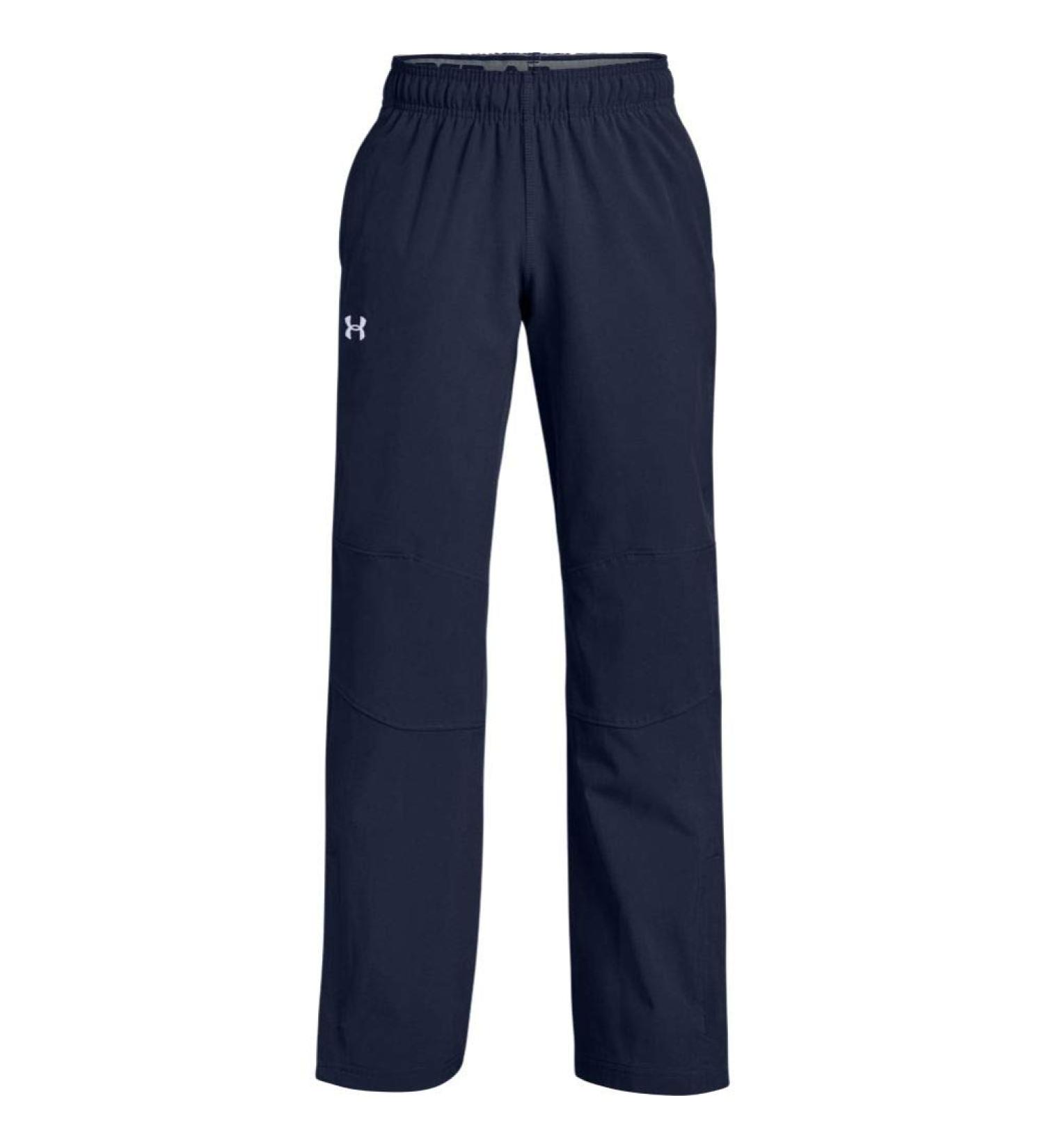 Under Armour Boys' Hockey Warm Up Pants Midnight Navy (410)/White Large