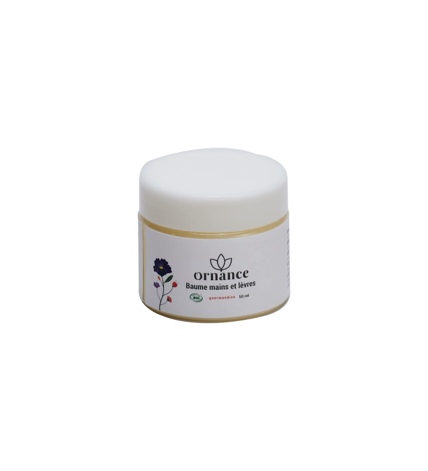 Ornance - Organic & Vegan Moisturizing Hand and Lip Balm - Protects Hydrates and Repairs the Skin - Shea Butter Coconut Sweet Almond and Jojoba Oil - Made in France - 50 ML - Buy Online on GoSupps.com