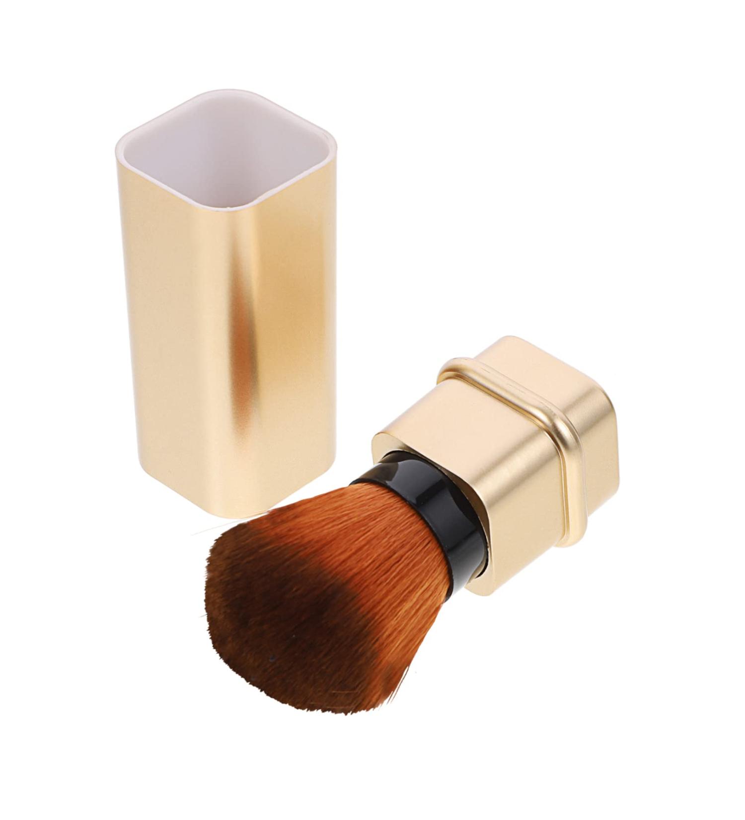 FOMIYES professional makeup fashion blush brush cosmetics brush powder brush paint highlight 2.7*2.7cm Golden - Buy Online on GoSupps.com