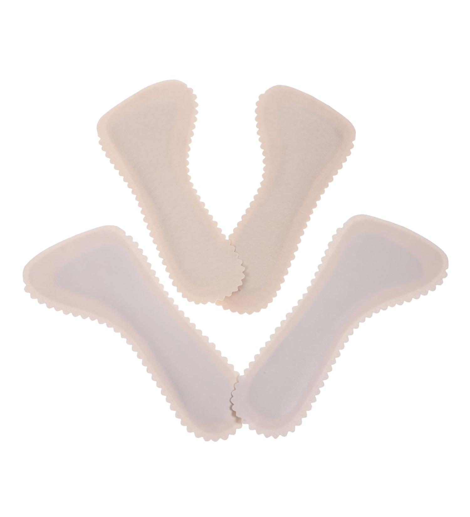 4 Pairs Cork Cropped Invisible Insoles - Anti-Slip Shoe Inserts for Comfort & Support | Cushioned Shoe Padding for Pumps & Everyday Walking - Buy Online on GoSupps.com