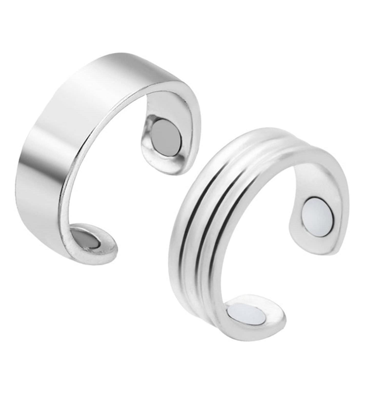 ANROLA Anti Snoring Ring 2PCS | Snore Reducing Device for Insomnia & Improved Breathing | Adjustable Acupressure Sleeping Aid for Men & Women - Buy Online on GoSupps.com
