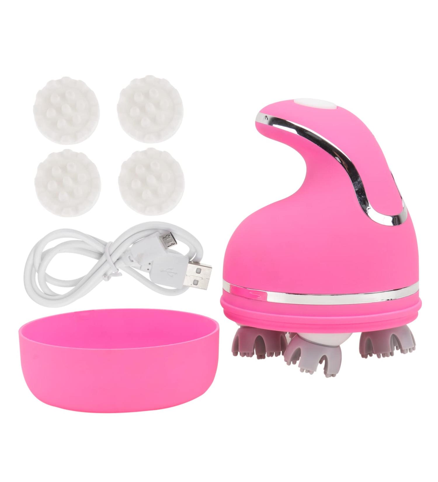 Buy PartyKindom Electric Shoulder Massager Tool - Pink Cervical Spine Massager Claws for Ultimate Relief | 13.9x10.3cm - International Shipping - Buy Online on GoSupps.com
