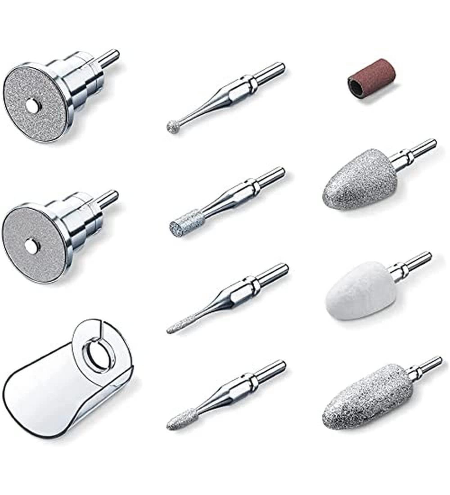 Beurer Manicure Pedicure Replacement 9-piece Attachment Set + Accessories for MP62 - Buy Online on GoSupps.com