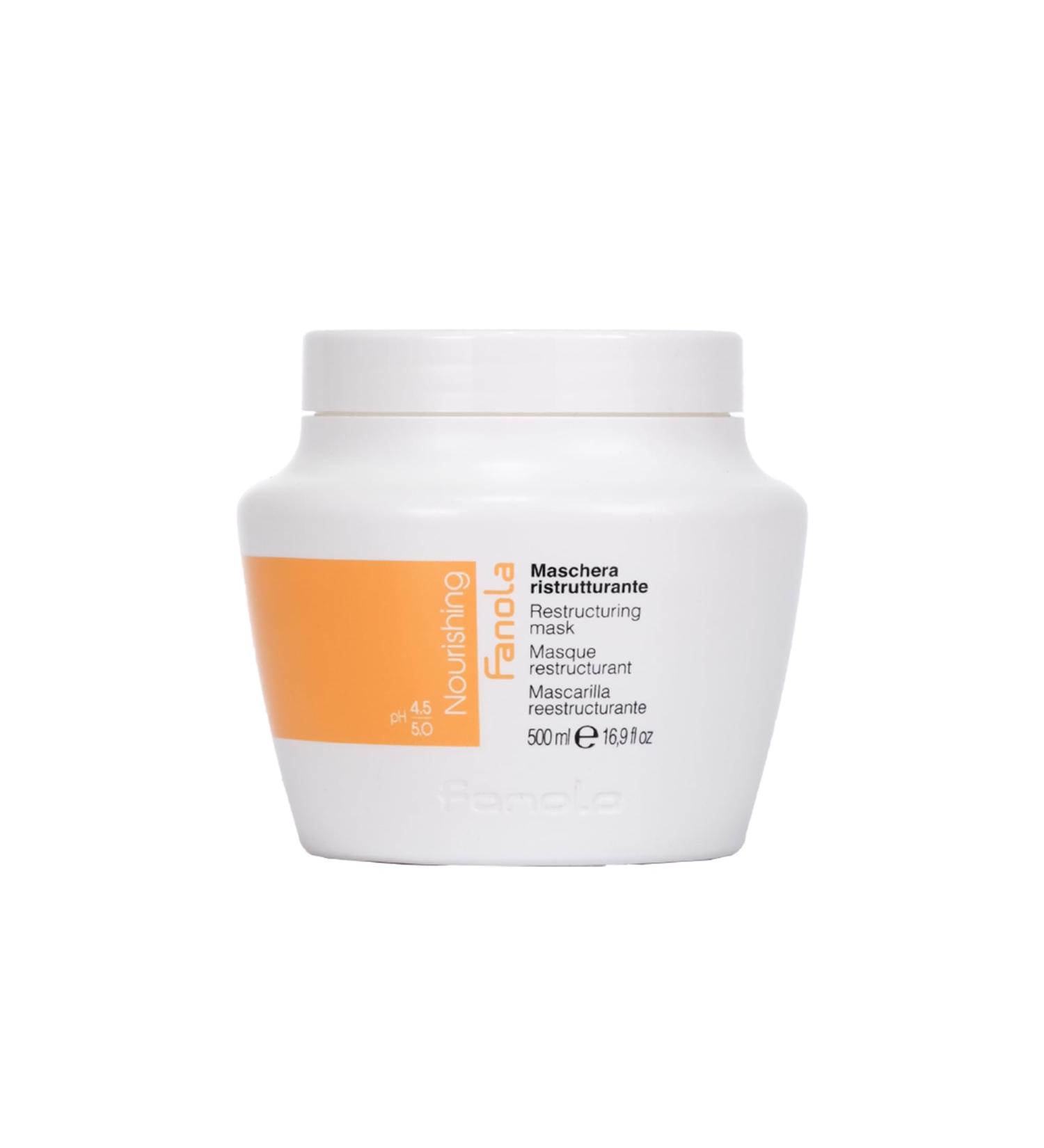 Fanola Nutri Care Restructuring Mask 500ml - Deep Conditioning Hair Treatment for All Hair Types | International Shipping Available - Buy Online on GoSupps.com