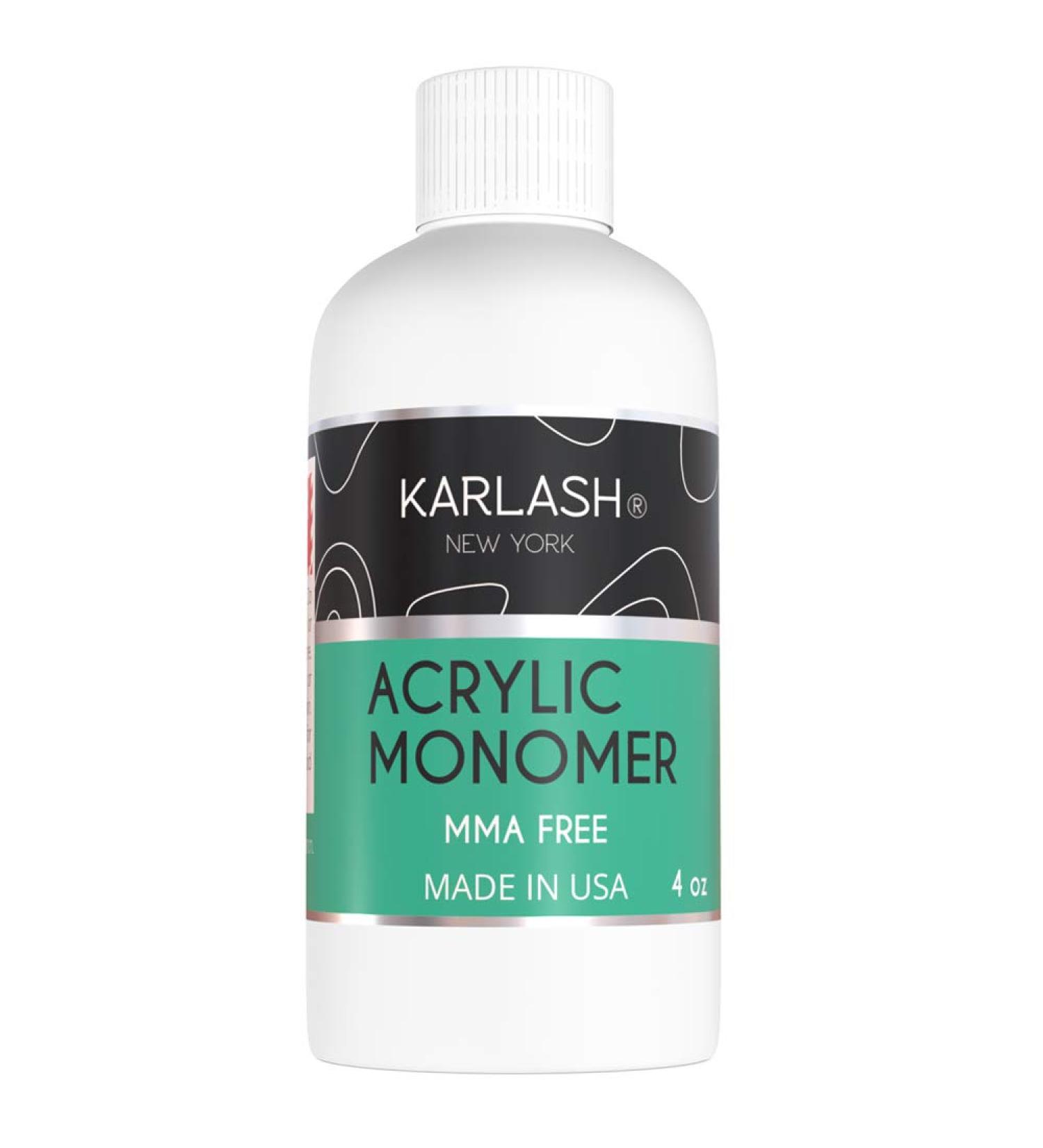 Karlash Professional Acrylic Liquid 4 oz Monomer MMA FREE for Doing Acrylic Nails  MMA free  Ultra Shine and Strong Nail 4 Fl Oz (Pack of 1)
