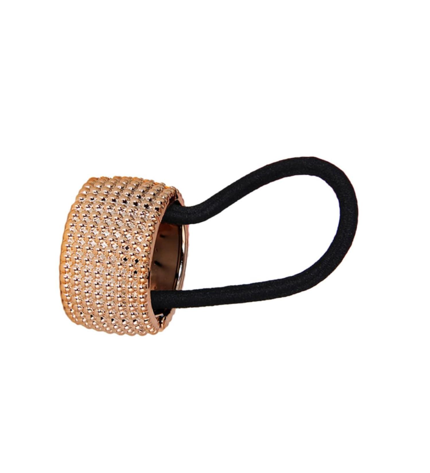 HONMEET Fashion Hair Bands for Womens Hair Goody Hair Ties Rhinestone Tail Hair Bands Ponytail Tie Womens Hair Accessories Punk Hair Tie Hair Ties for Women Ponytail Button Miss Girl - Buy Online on GoSupps.com