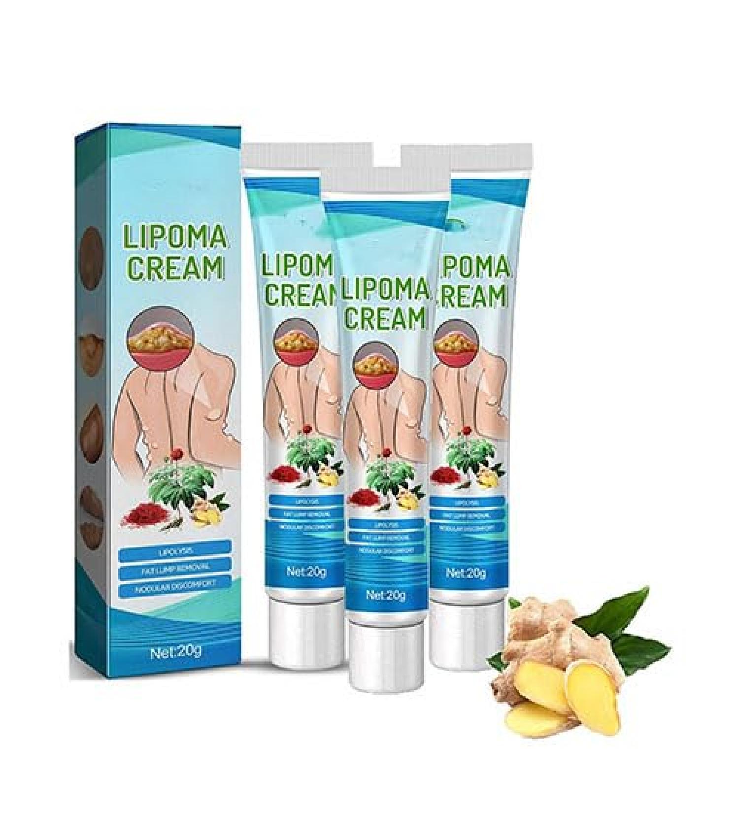 3pcs Lipoma Removal Cream for Anti-Swelling & Cellulite Elimination | Lymphatic Ointment for Lipoma Exfoliation - Buy Online on GoSupps.com