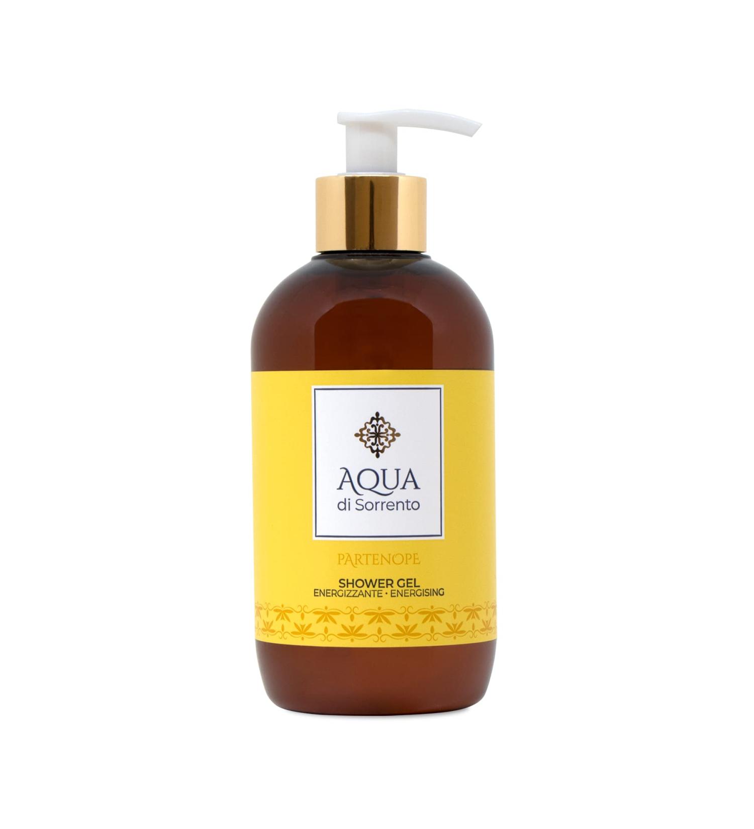 DIAMOND INTERNATIONAL AQUA DE SORRENTO Partenope Shower Gel | Energizing shower gel with natural lemon extract cleanses and regenerates 400 ml - Buy Online on GoSupps.com