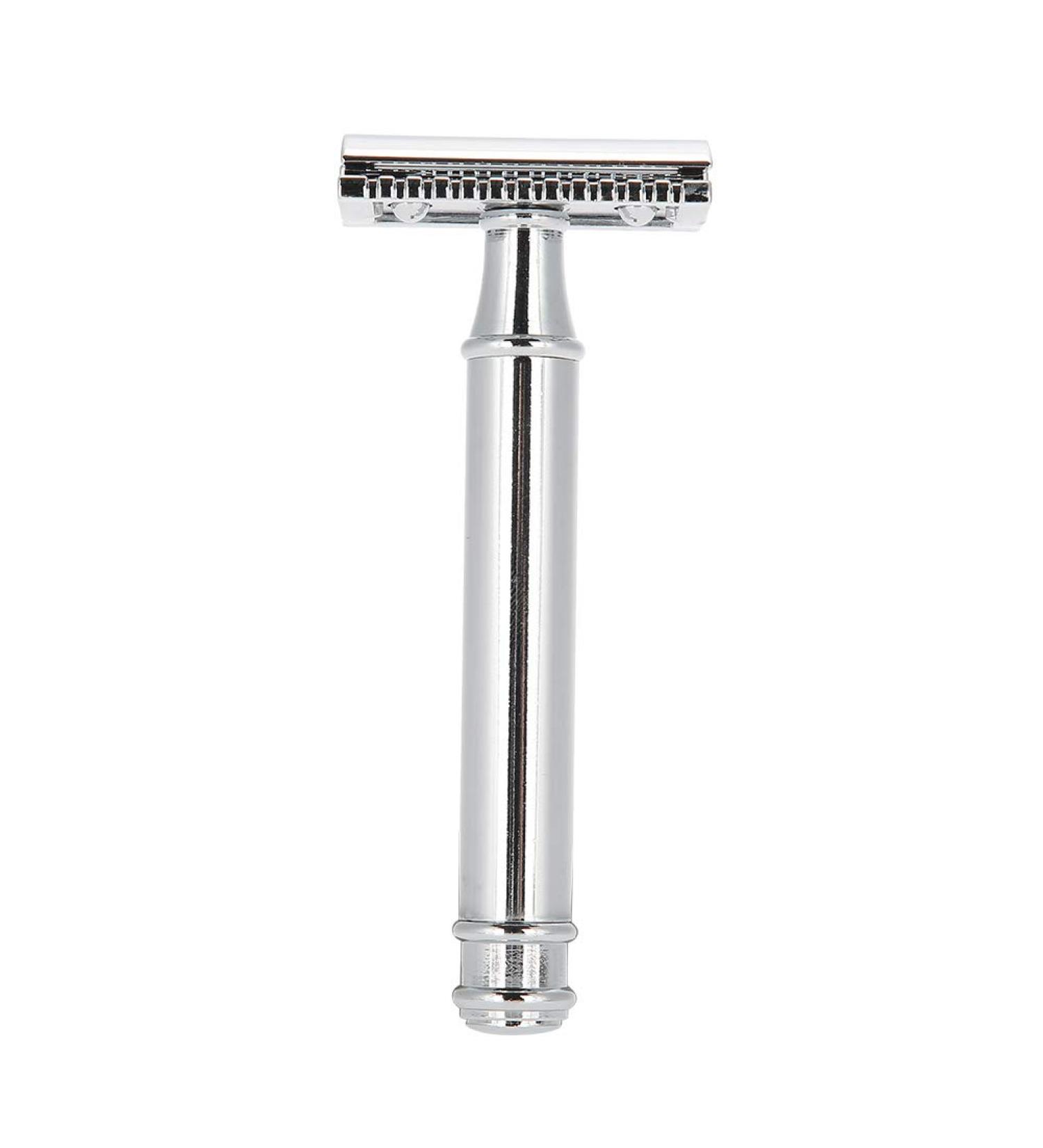 Double Edge Safety Razor - Vintage Manual Blade for a Smooth Clean Shave | Hard-Wearing Reduced Irritation - Buy Online on GoSupps.com