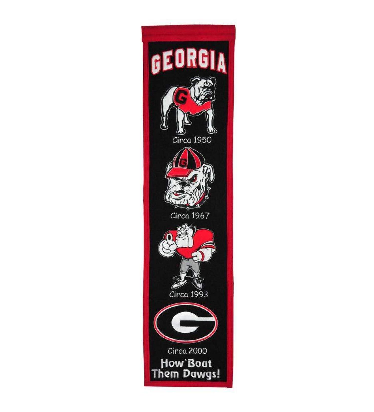 Georgia Bulldogs NCAA Heritage Banner - Officially Licensed Merchandise - Buy Online on GoSupps.com