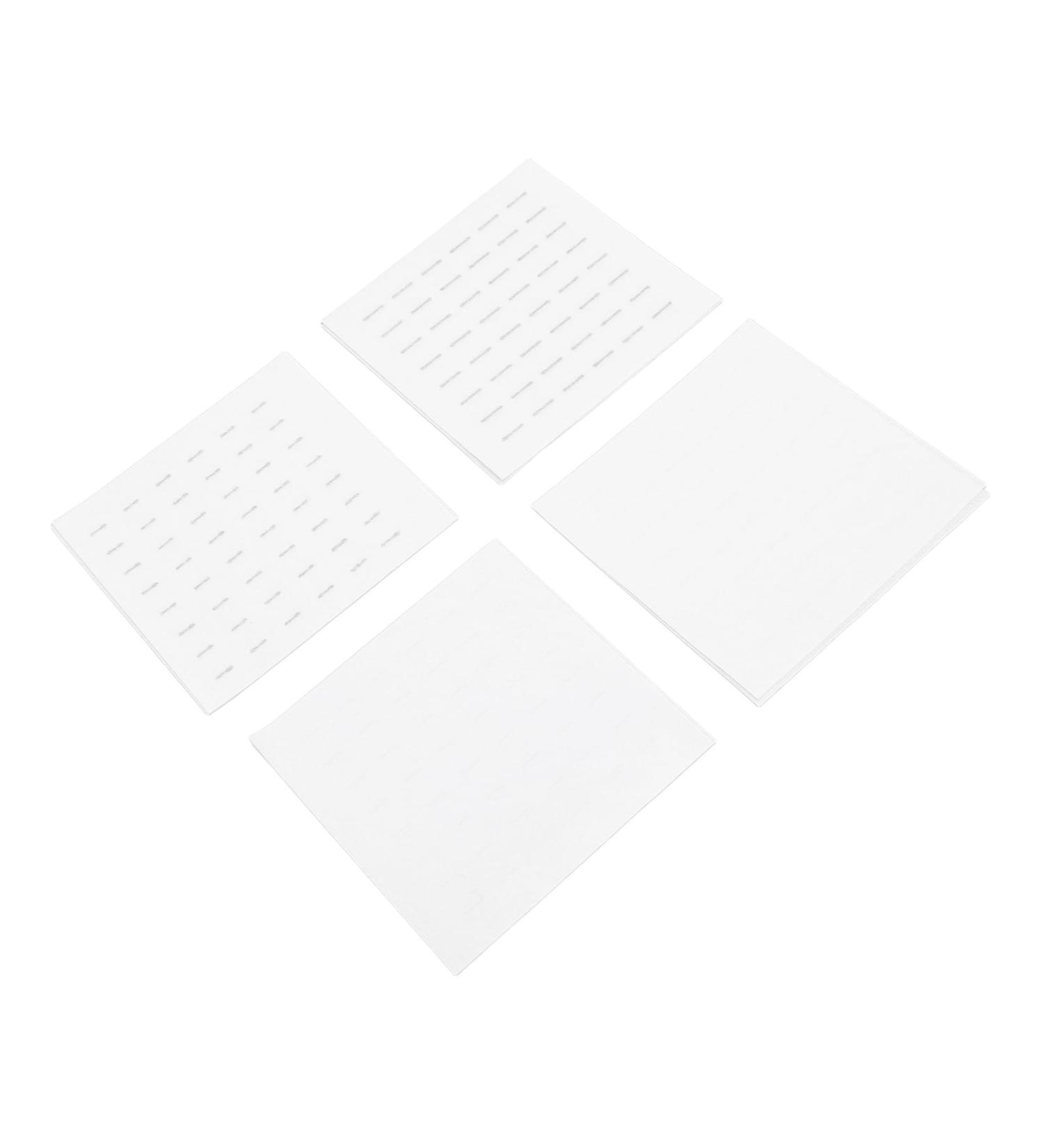 Self Adhesive Strip Eyelashes - No Glue 4mm & 6mm - Easy & Mess-Free Application - Transparent Black for Women - Buy Online on GoSupps.com