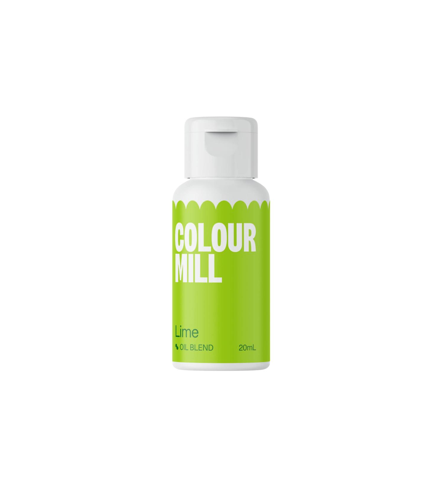 Colour Mill Oil Based Food Colouring Lime - Next Generation Oil Based Food Colouring for Baking Decorating Icing and Cooking Food Dye DIY Slime and Crafts Making Burgundy - 20 ml - Buy Online on GoSupps.com