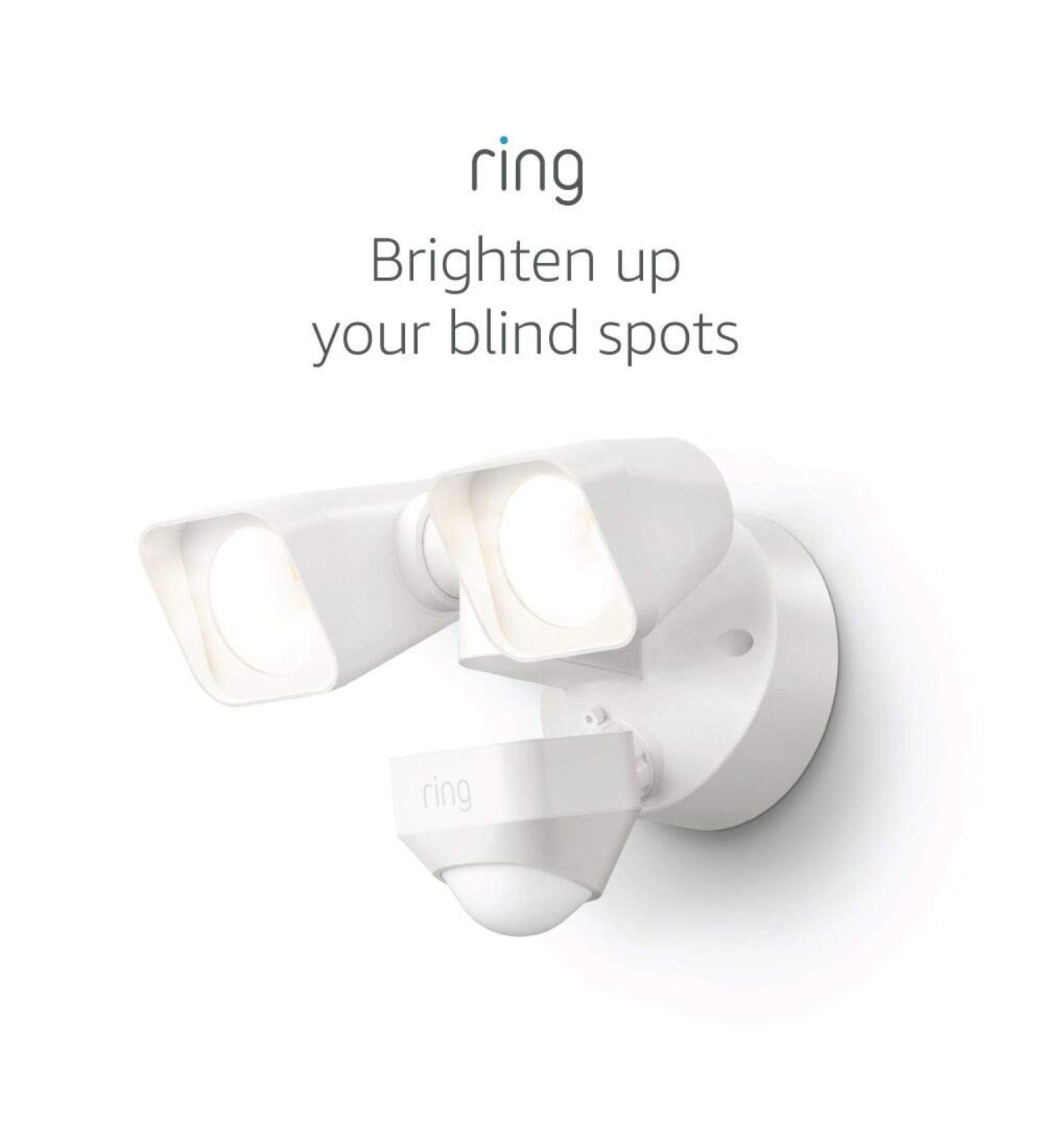 Ring Smart Lighting Floodlight White - Outdoor Motion-Sensor Security Light (Bridge Required) - Buy Online on GoSupps.com