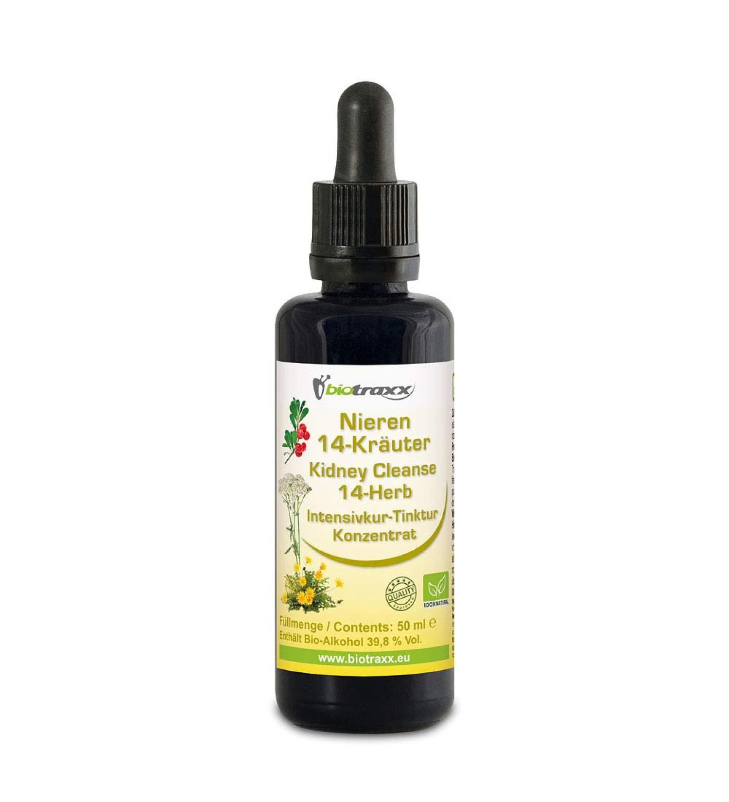 Biotraxx Kidneys 14 Herbs Intensive Treatment Concentrate 50 ml revitalization of kidneys & bladder