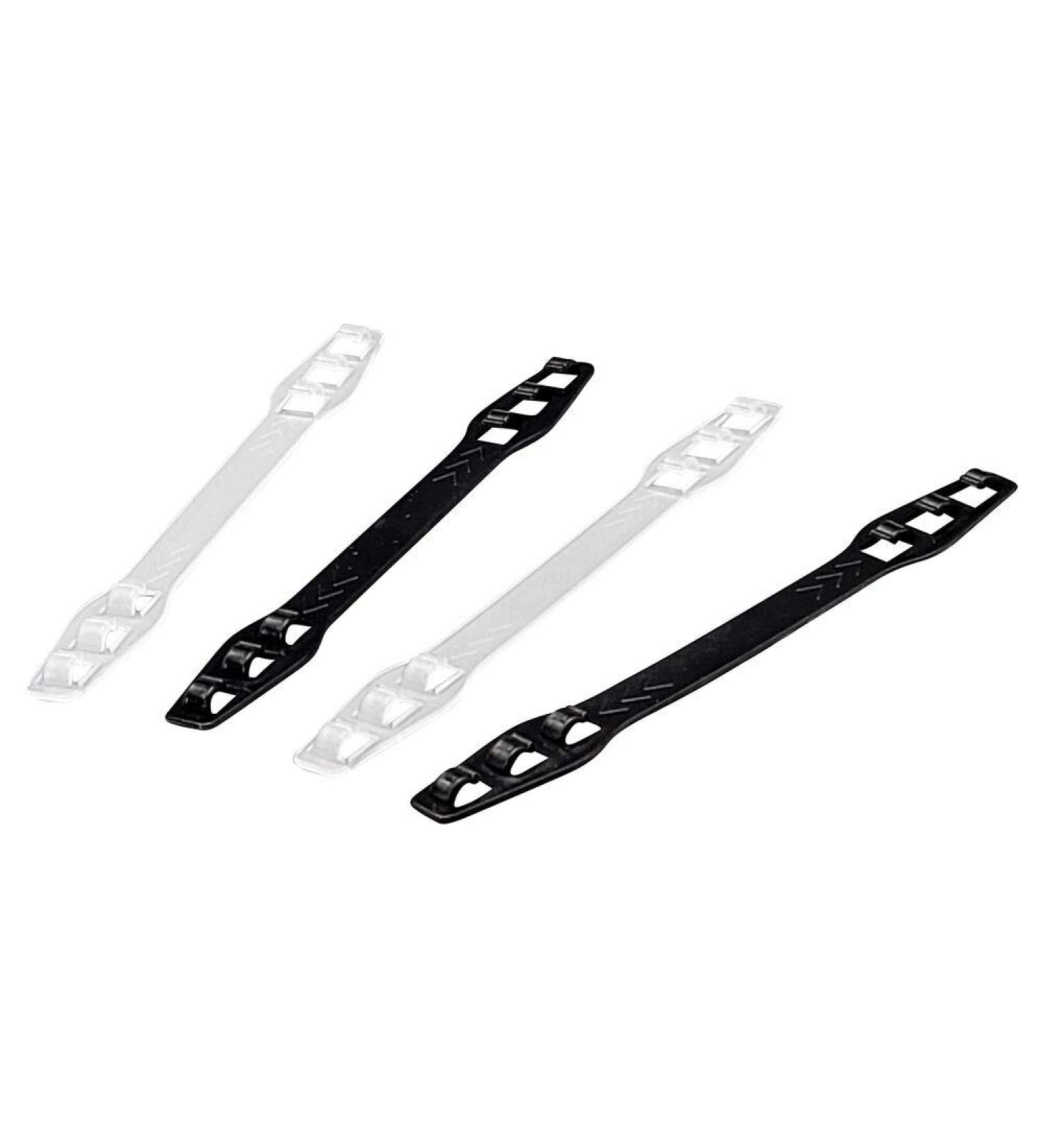 8 pcs. mask holder mask strap extension 3-level adjustable white black