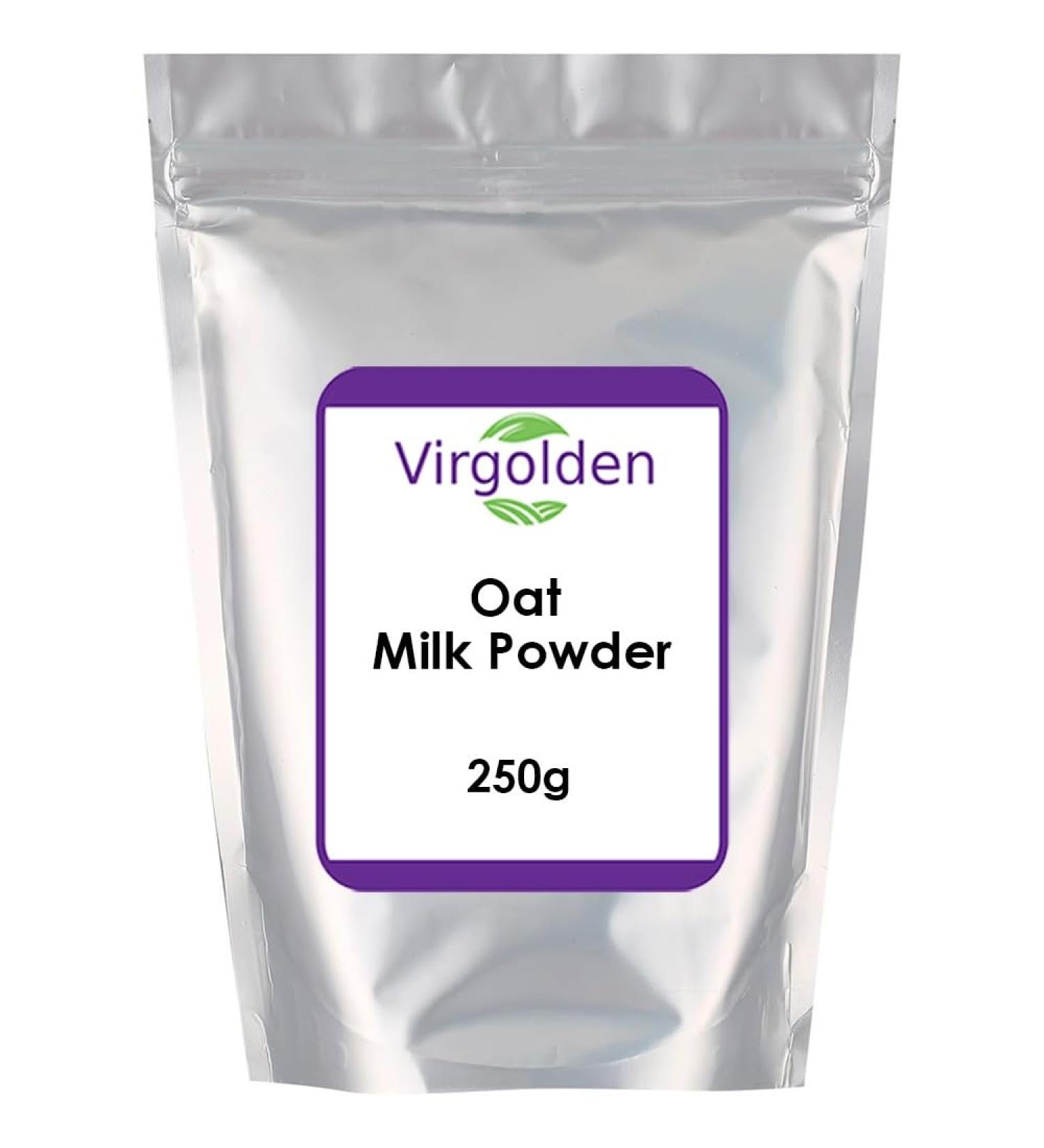 Oat Milk Powder 250g by Virgolden - Dairy and Soy Free No Sugar Added Vegan Non GMO 250 g (Pack of 1) - Buy Online on GoSupps.com