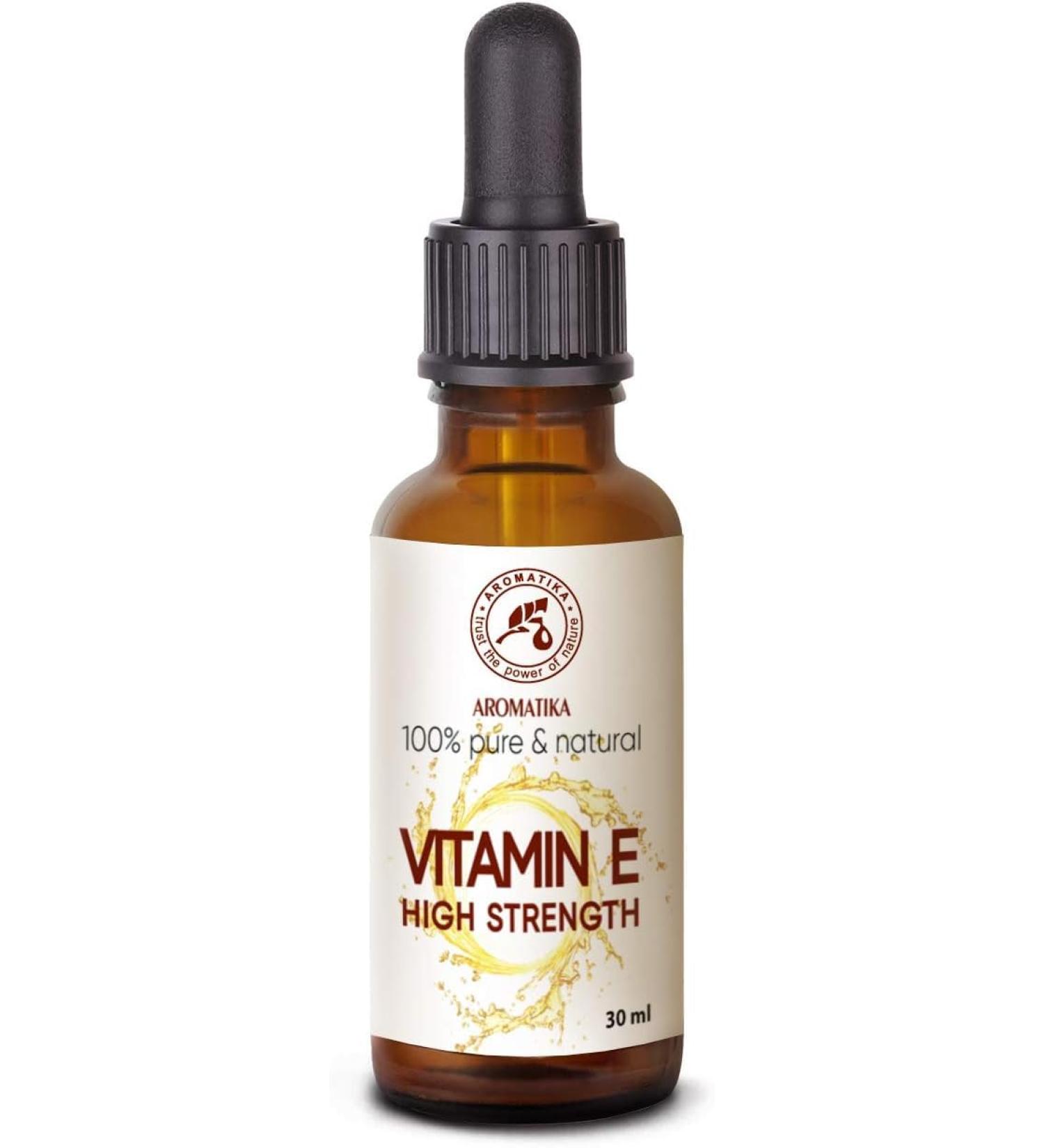 Buy Highly Concentrated Vitamin E 30ml Drop for Face Body & Hair Care - Premium Quality Cosmetic Supplement - Buy Online on GoSupps.com