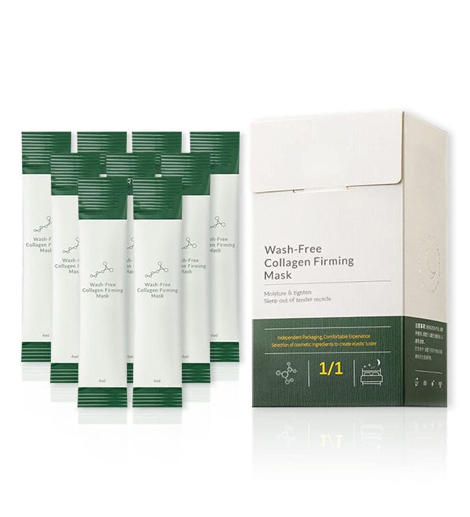 Purime Korean Collagen Firming Mask - Night Sleep Tightening Mask | 40PCS | Moisturizing Skin Repair - Buy Online on GoSupps.com