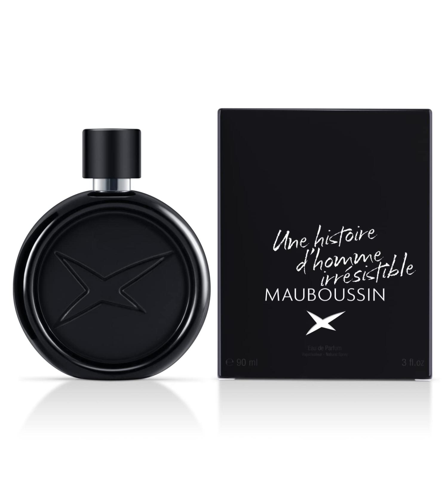 Mauboussin - Une Histoire d'Homme Irr sistible 90ml (3 Fl Oz) - Eau de Parfum for Men - Woody & Fresh Scents - Buy Online on GoSupps.com