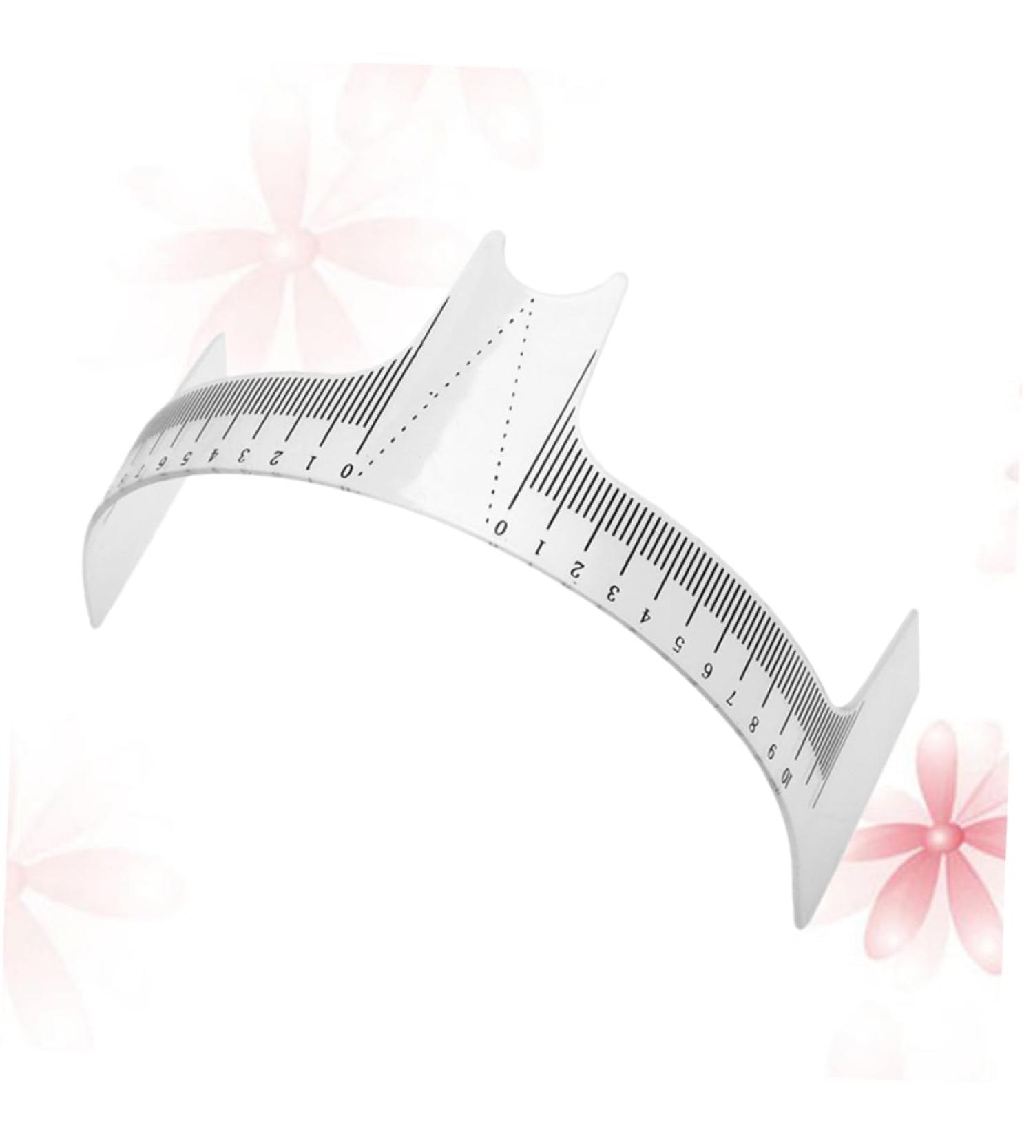 Beavorty 1pc Mask Eyebrow Shaper Ruler Professional Eyebrow Ruler Portable Eyebrow Ruler Standard Size Major - Buy Online on GoSupps.com