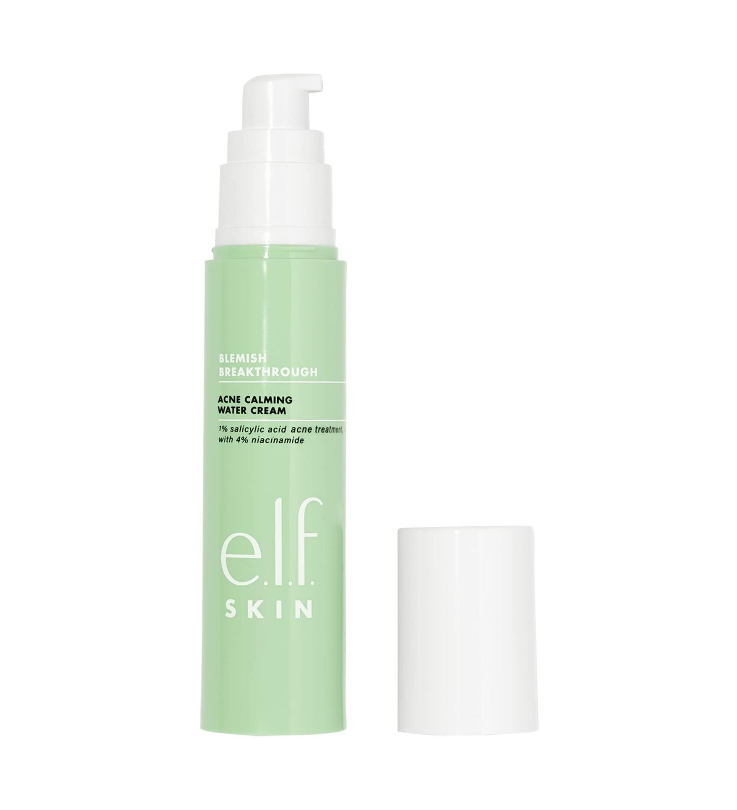 e.l.f. Acne Calming Water Cream with Niacinamide | Lightweight Moisturizer | Vegan & Cruelty-Free - Buy Online on GoSupps.com