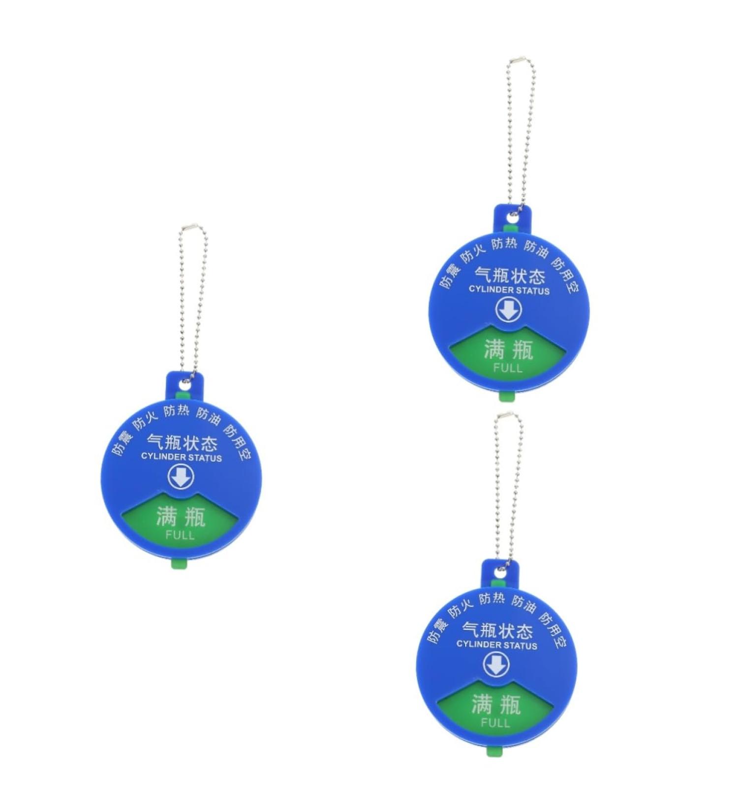Healvian 3pcs Signage Labels Emblems Cylinder Status Sign Hospital Cylinder Status Plate Oxygen Tank - Buy Online on GoSupps.com