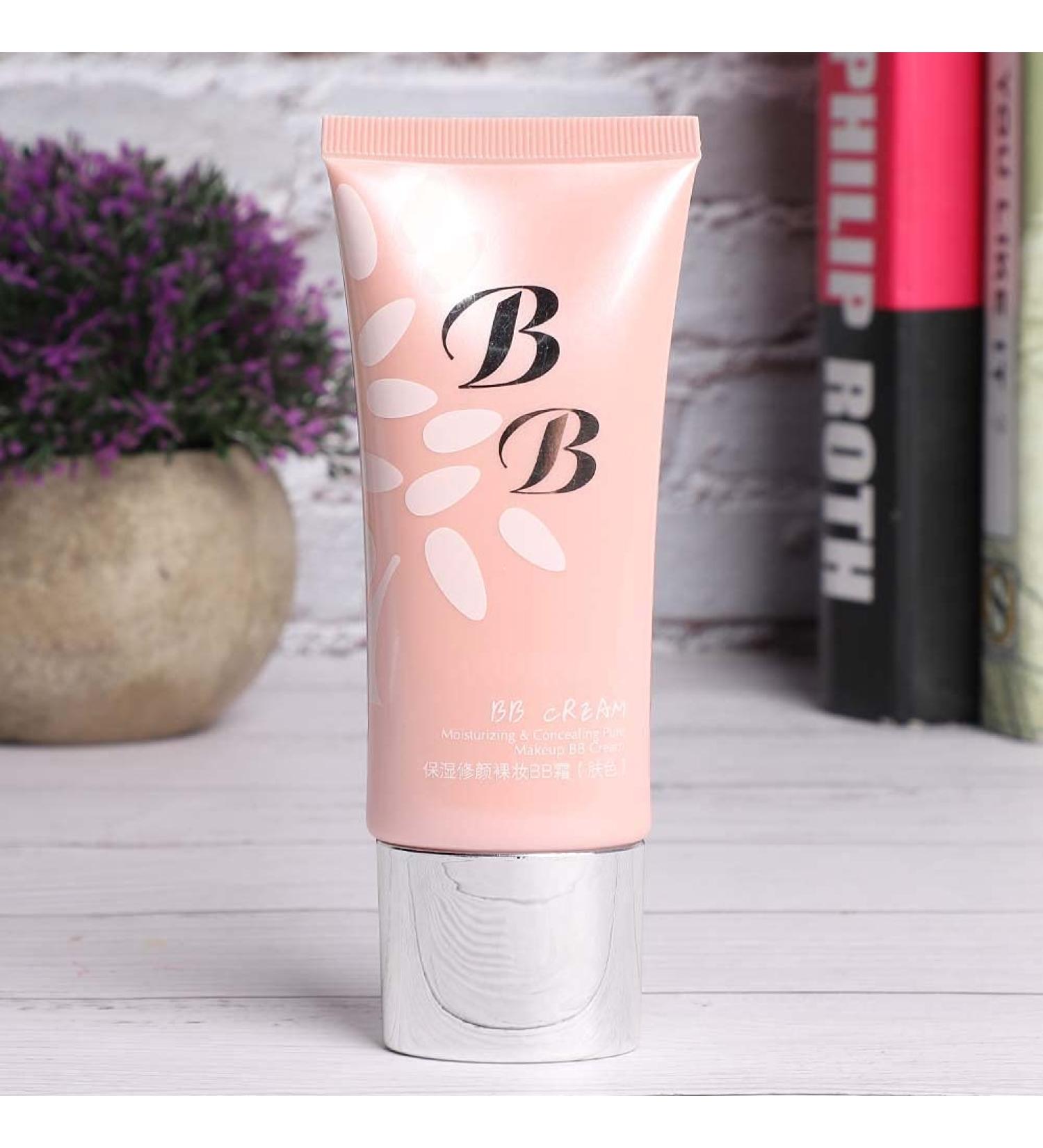 Cr Me de Maquillage pour le Visage 60g Claircissent Blanchissant la Cr Me BB Imperm Able Hydratante pour la Peau du Visage Base de Maquillage Anti-Cernes (BB Cr me Corps Hydratante Nude - Skin Tone) 60 g (Lot de 1) - Buy Online on GoSupps.com