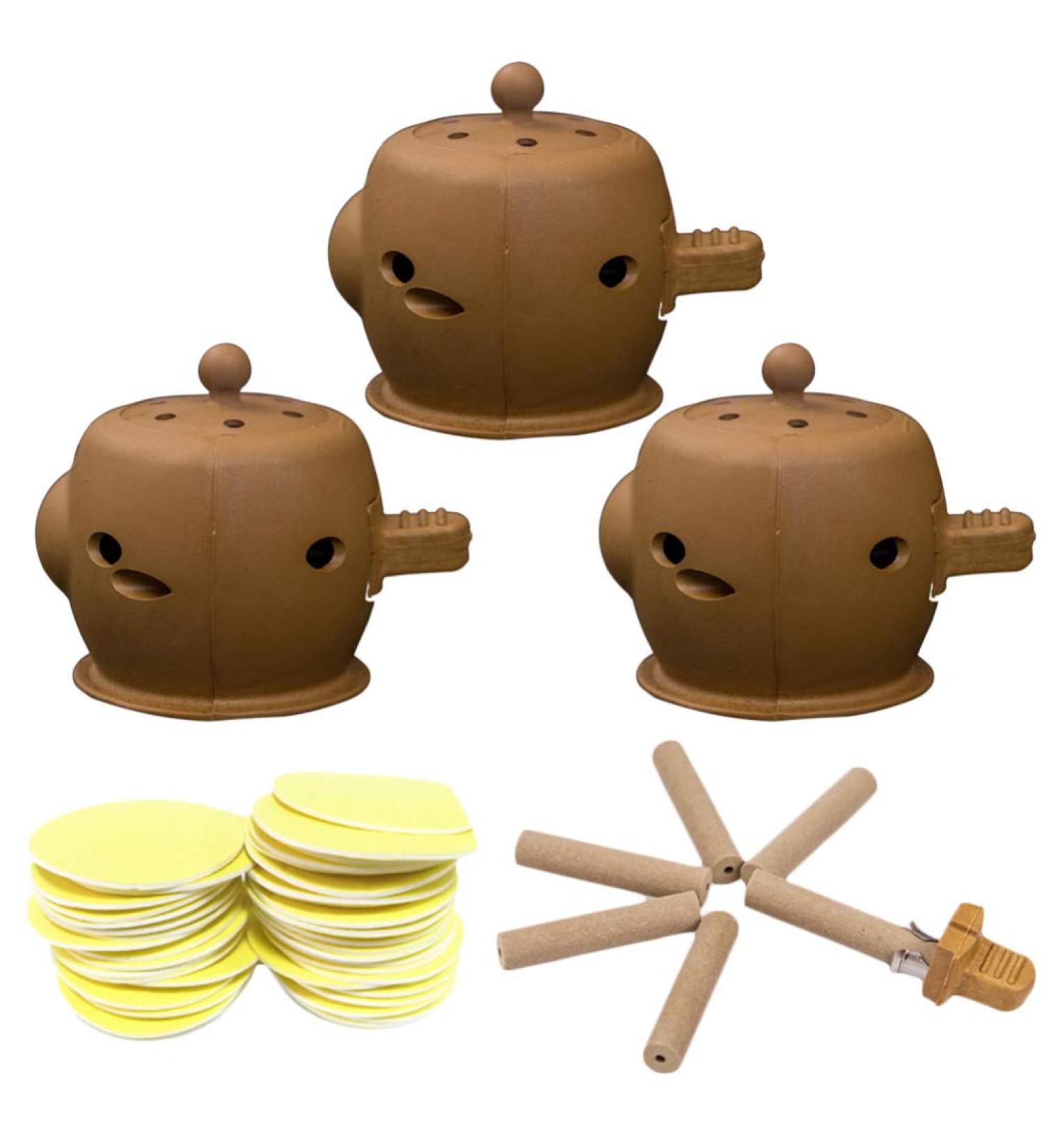 Buy Milists 3 Set Moxibustion Heat Holder & Moxibustion Tools - Vascular & Warming Solutions for Optimal Health - Buy Online on GoSupps.com